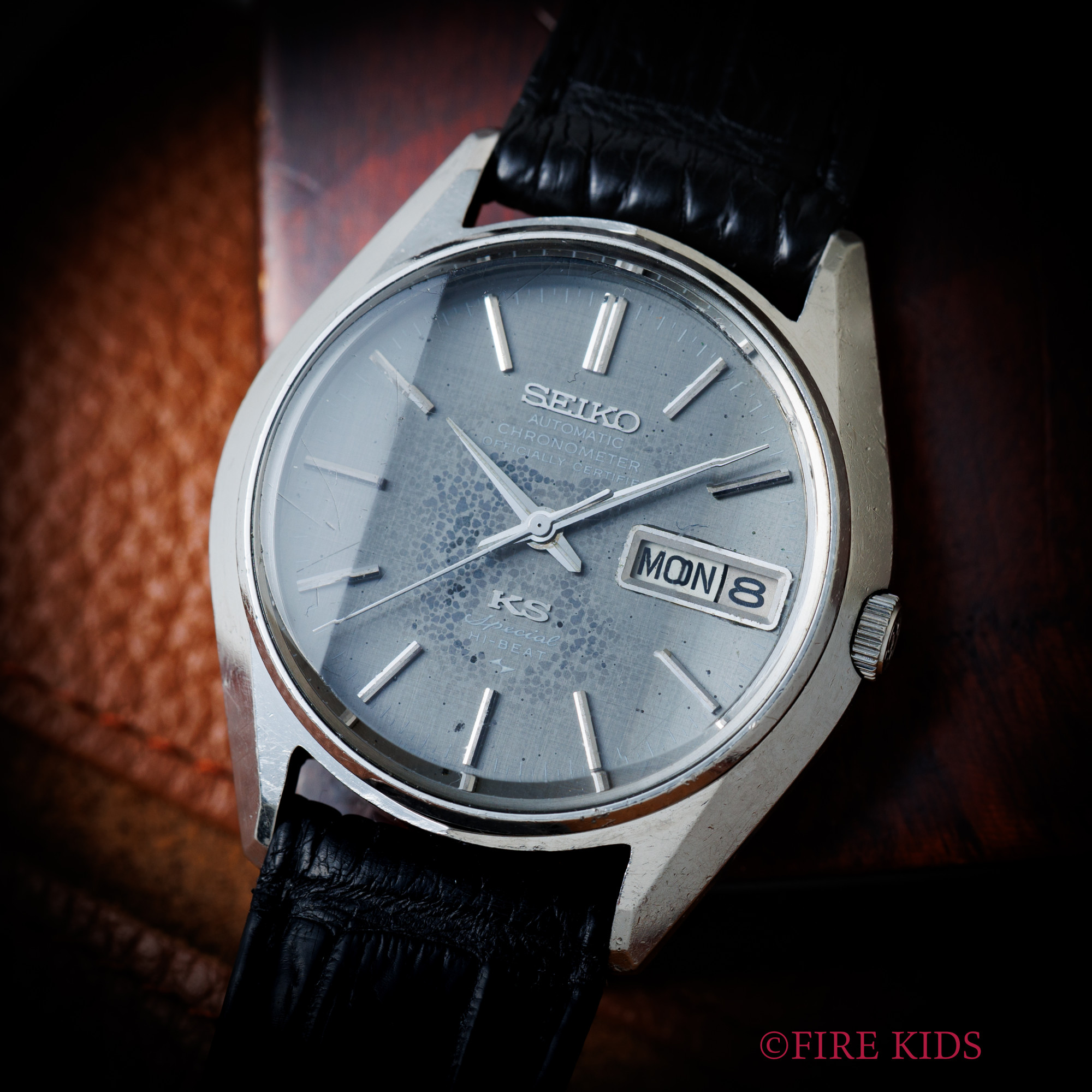 セイコー キングセイコー 52KSスペシャル 1972年製 自動巻き グレーダイヤル カットガラス風防