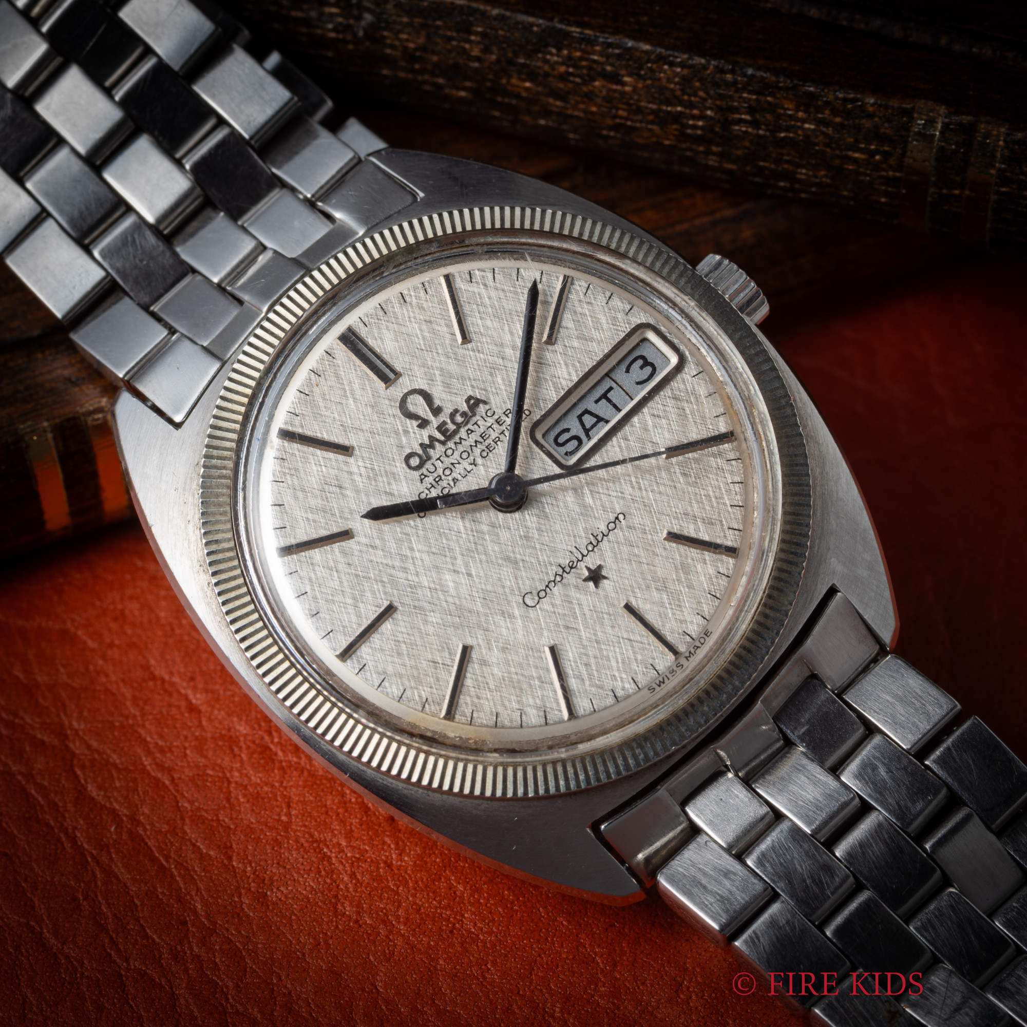 オメガ コンステレーション 1969年製 ジェンタデザイン 前期 WGコインエッジベゼル