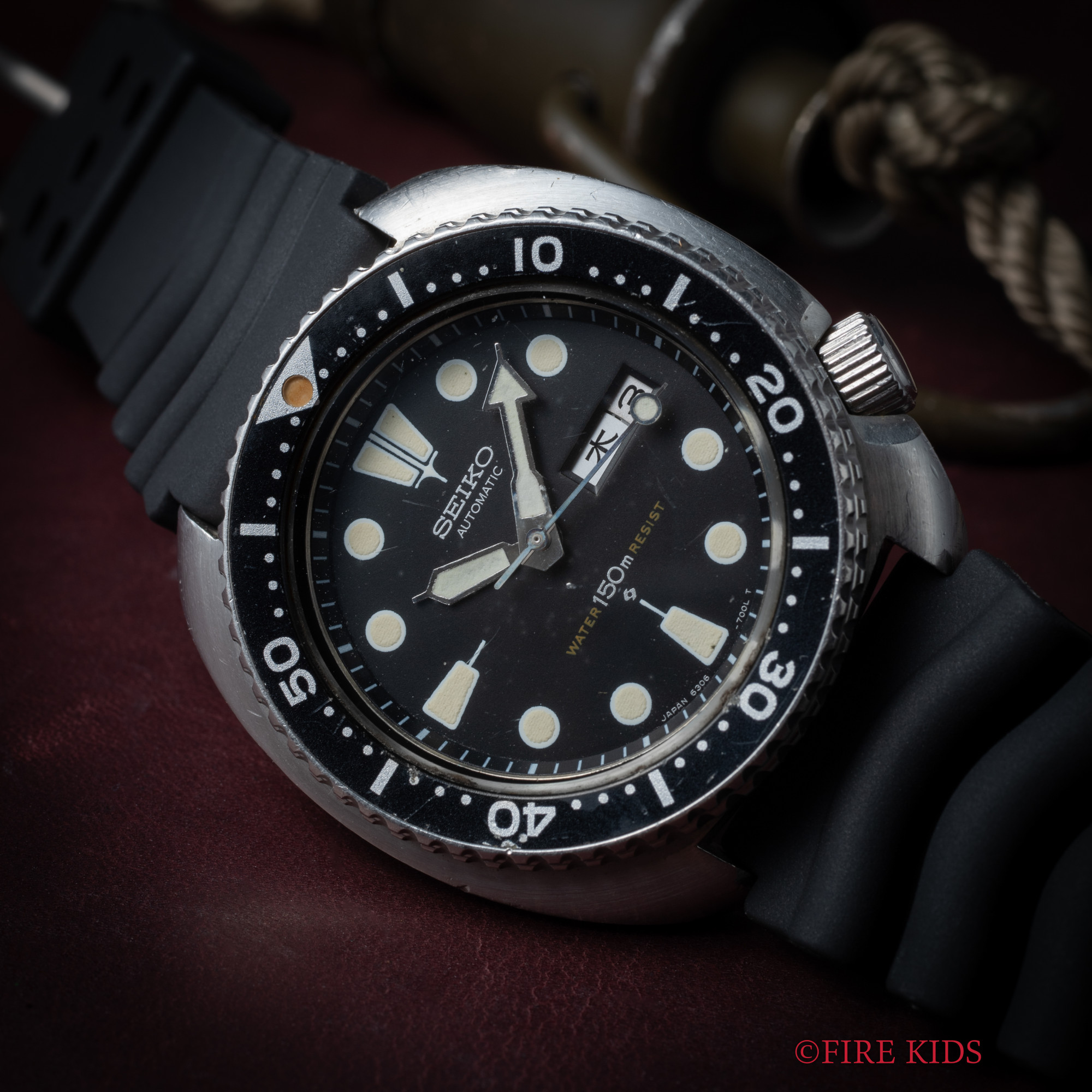 セイコー サードダイバー 1978年製 自動巻 150mダイバー 3rdモデル 国内仕様 6306-7001