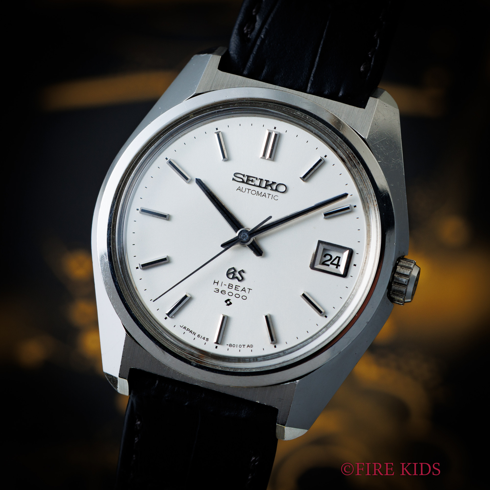 セイコー　61GS　1969年製　自動巻き　セイコースタイルケース　ハイビート