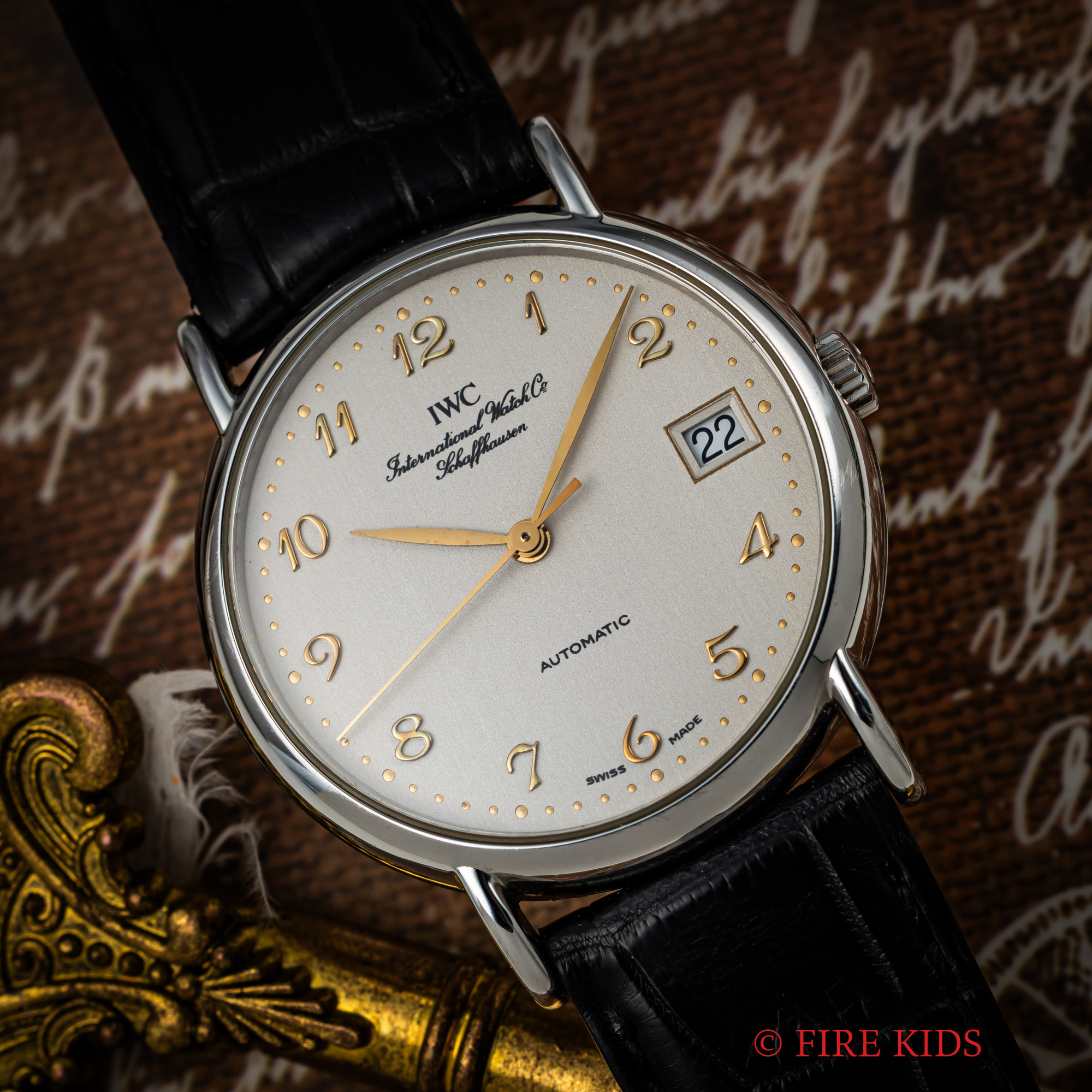 IWC ポートフィノ 1999年製 全アラビアアイボリーダイヤル Ref.3513 自動巻 純正尾錠