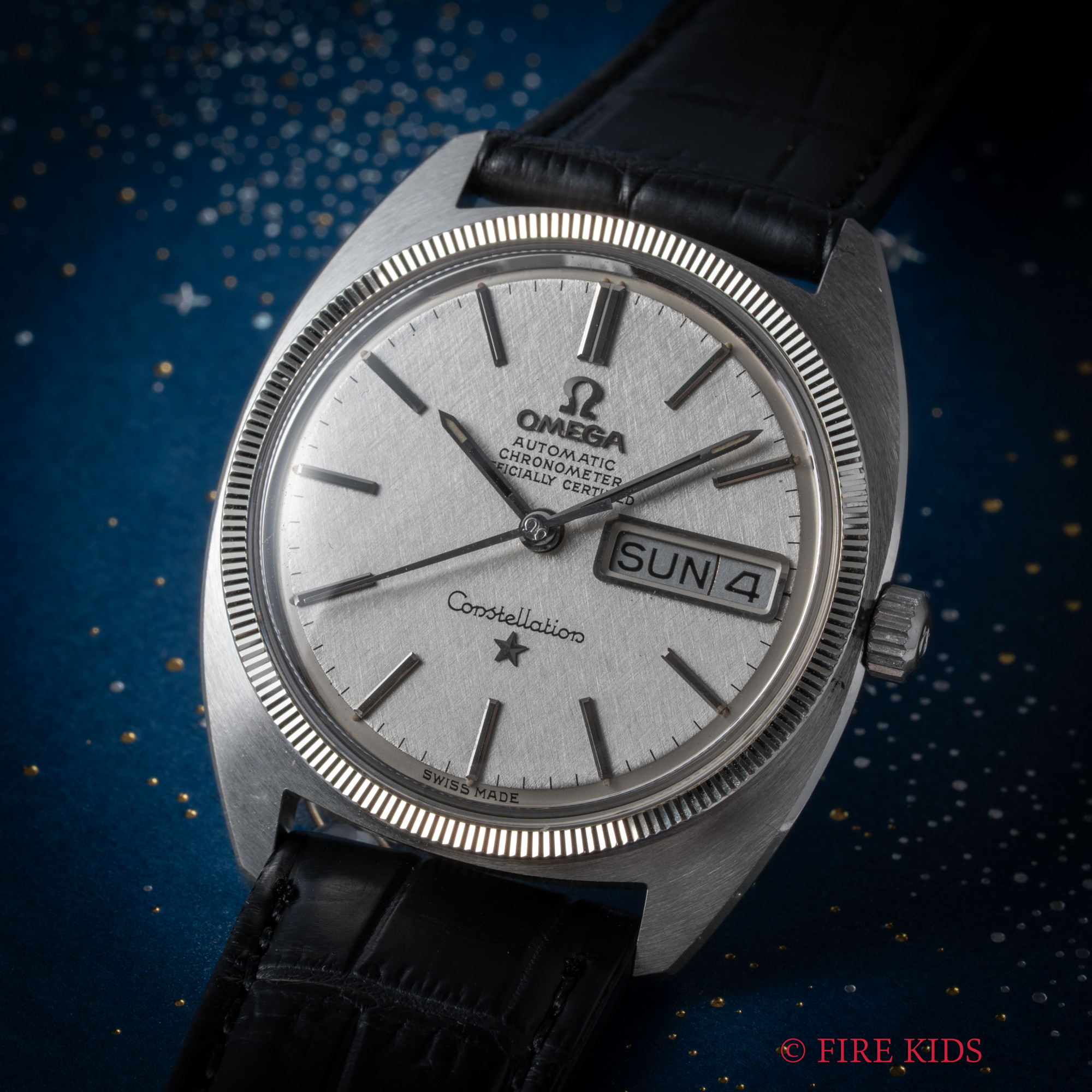 オメガ OMEGA コンステレーション ジェンタ前期 WGベゼル Ref.168.029 1969年製 リネンダイヤル