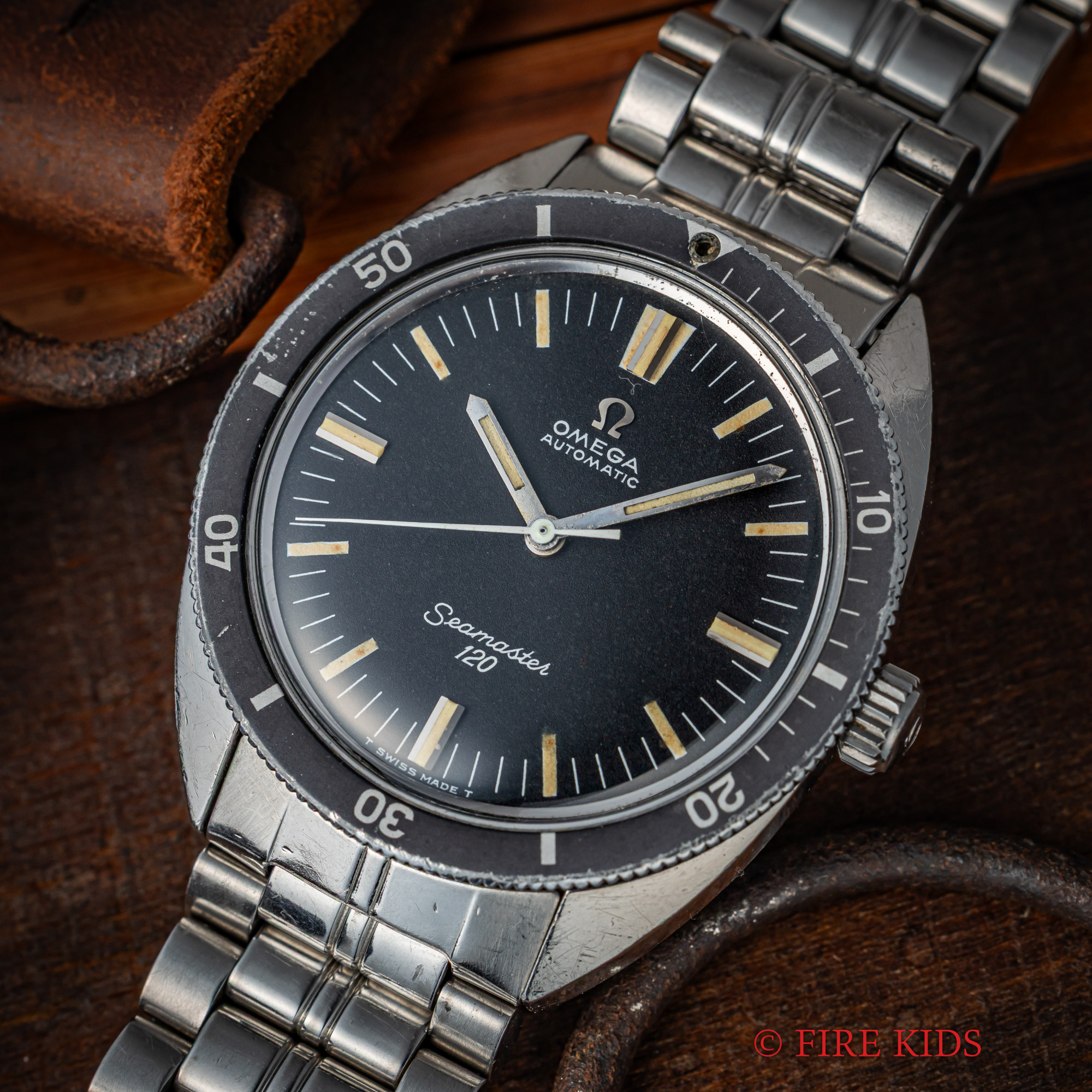 オメガ シーマスター120 1968年製 Ref.165.027 自動巻 Cal.552 純正ステンレスブレス