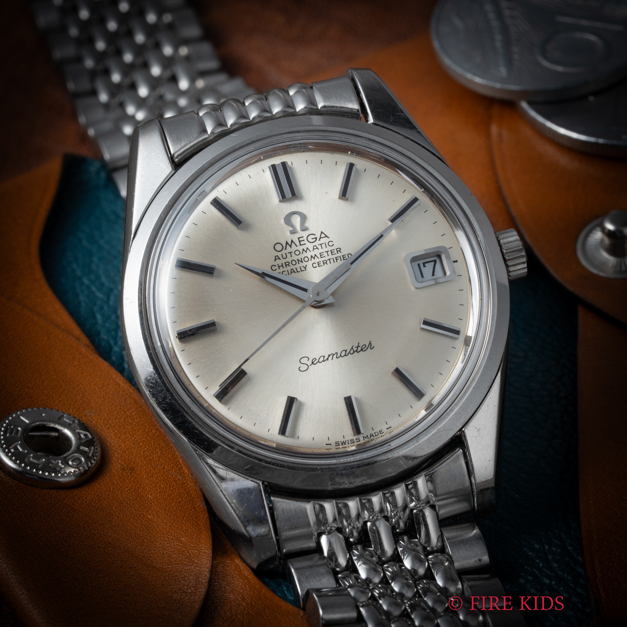オメガ シーマスタークロノメーター 1969年製 Ref.166.010SP 自動巻 純正ライスブレス