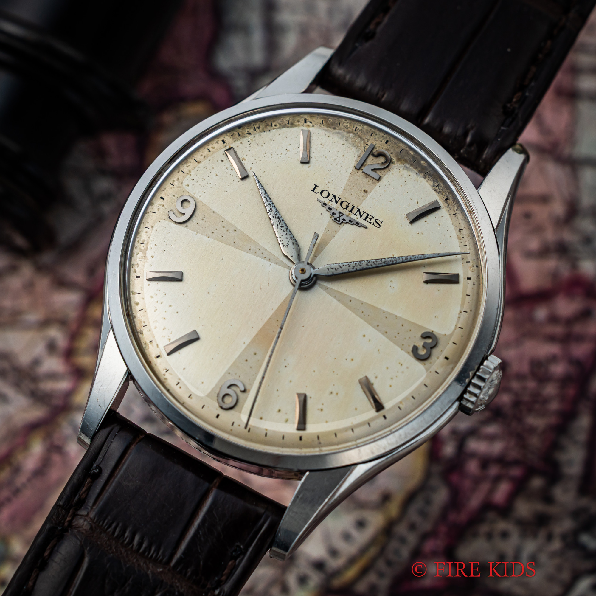 ロンジン クロスラインダイヤル 1953年製 Ref.8035-3 246