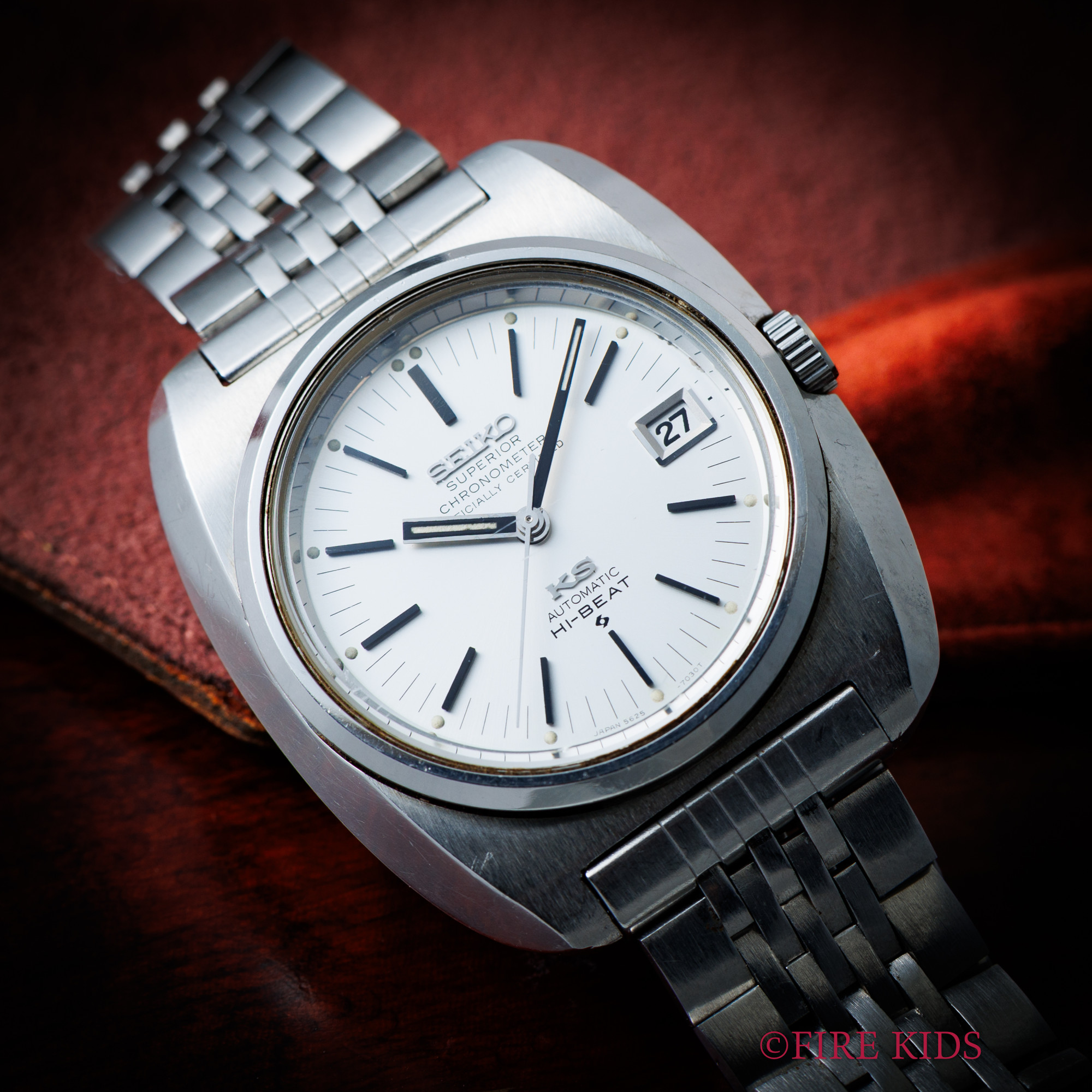 セイコー キングセイコー 56KS スーペリアクロノメーター 1969年製 8振動自動巻き ハイビート 純正ブレス