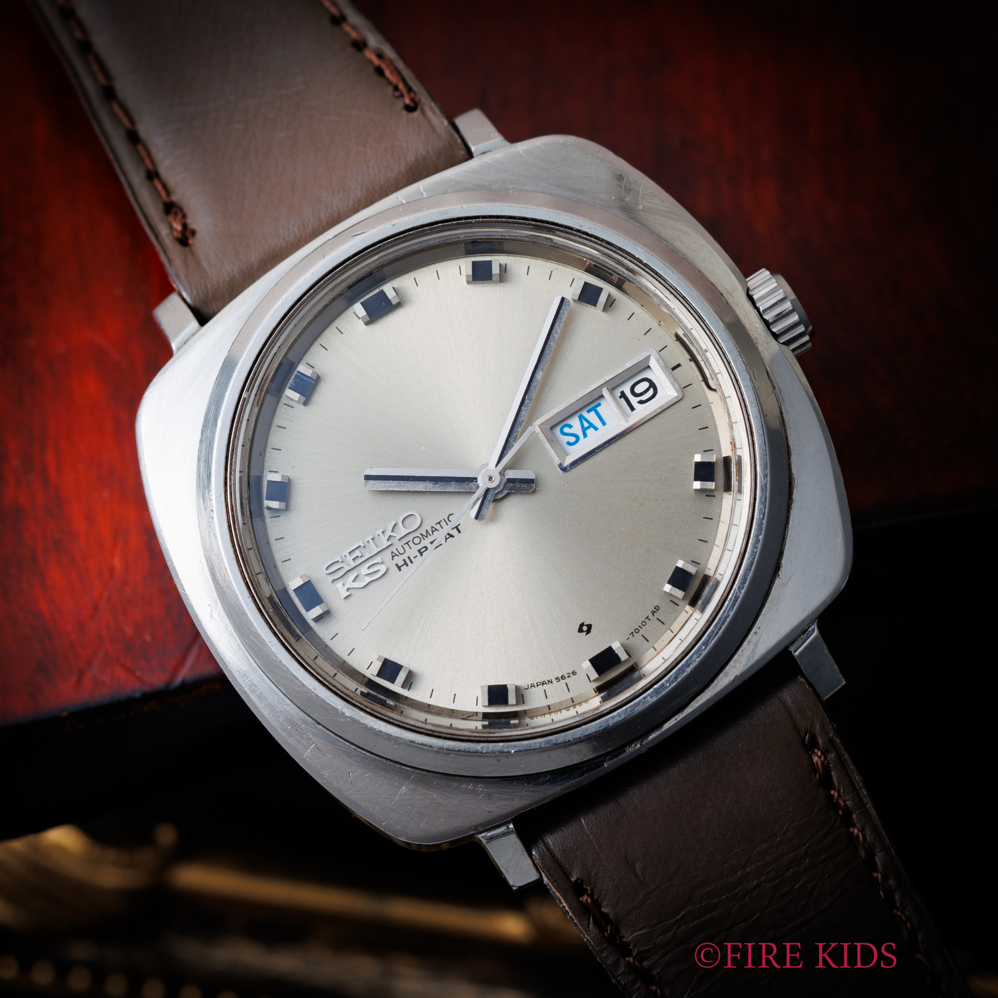 セイコー キングセイコー 1968年製 Ref.5626-7010 自動巻き 座布団ケース デイデイト