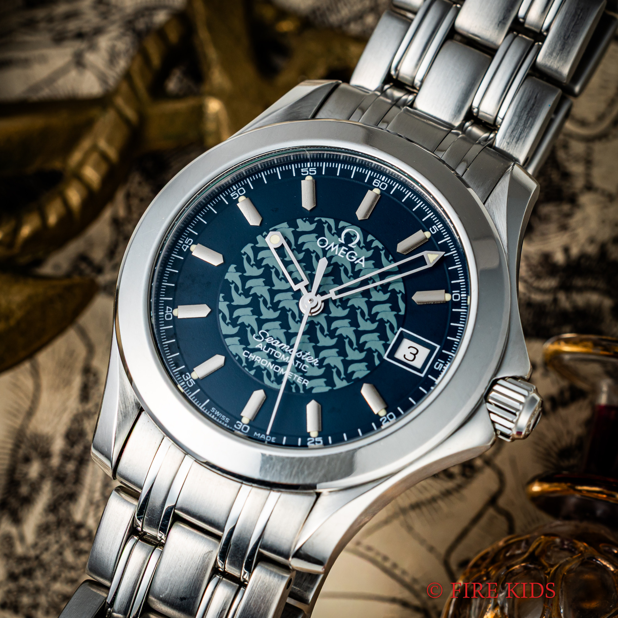 オメガ シーマスター ジャックマイヨール 1997年製 Ref.168.1611 自動巻き