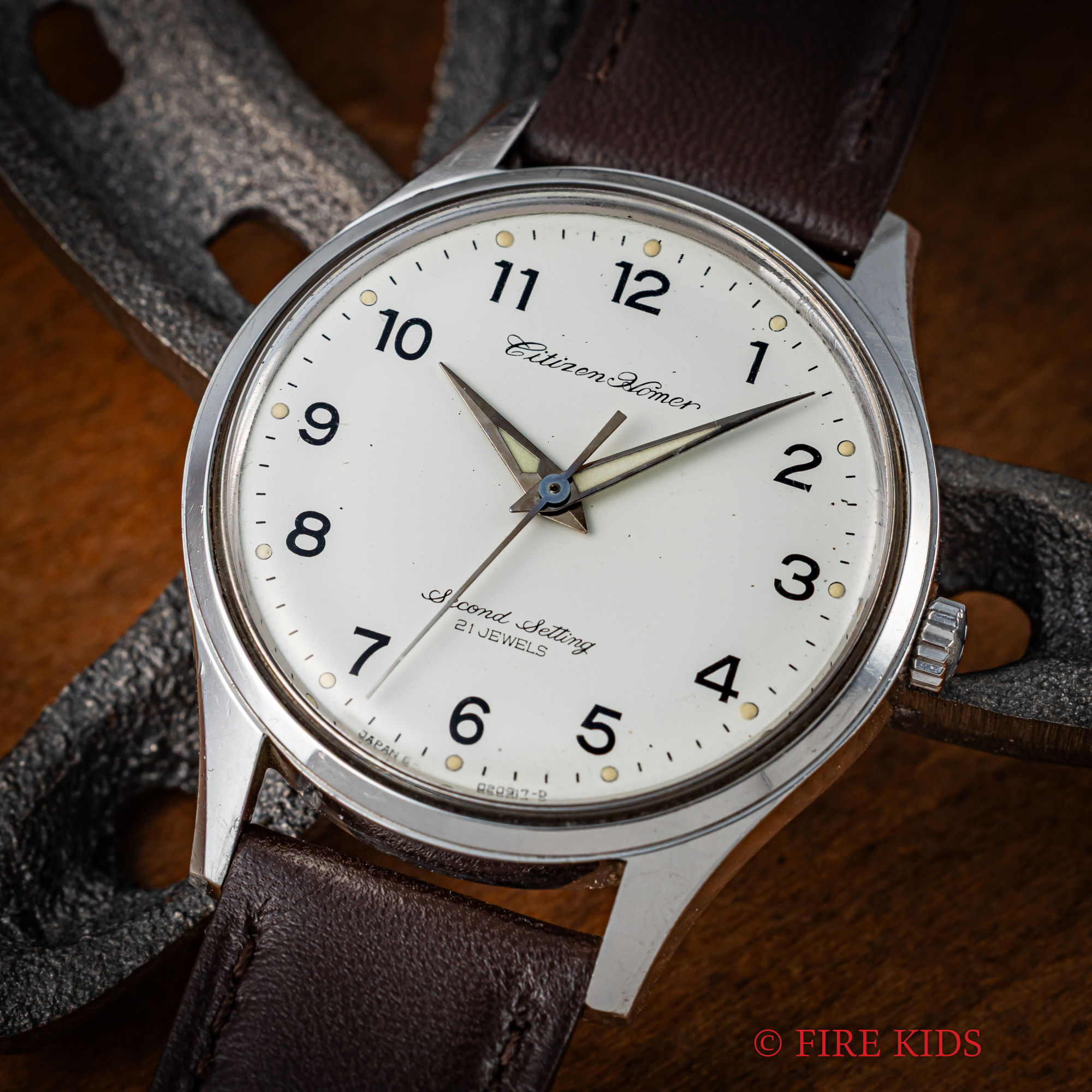 シチズン ホーマー 国鉄(名鉄) 1971年製(昭和46年製) 手巻き