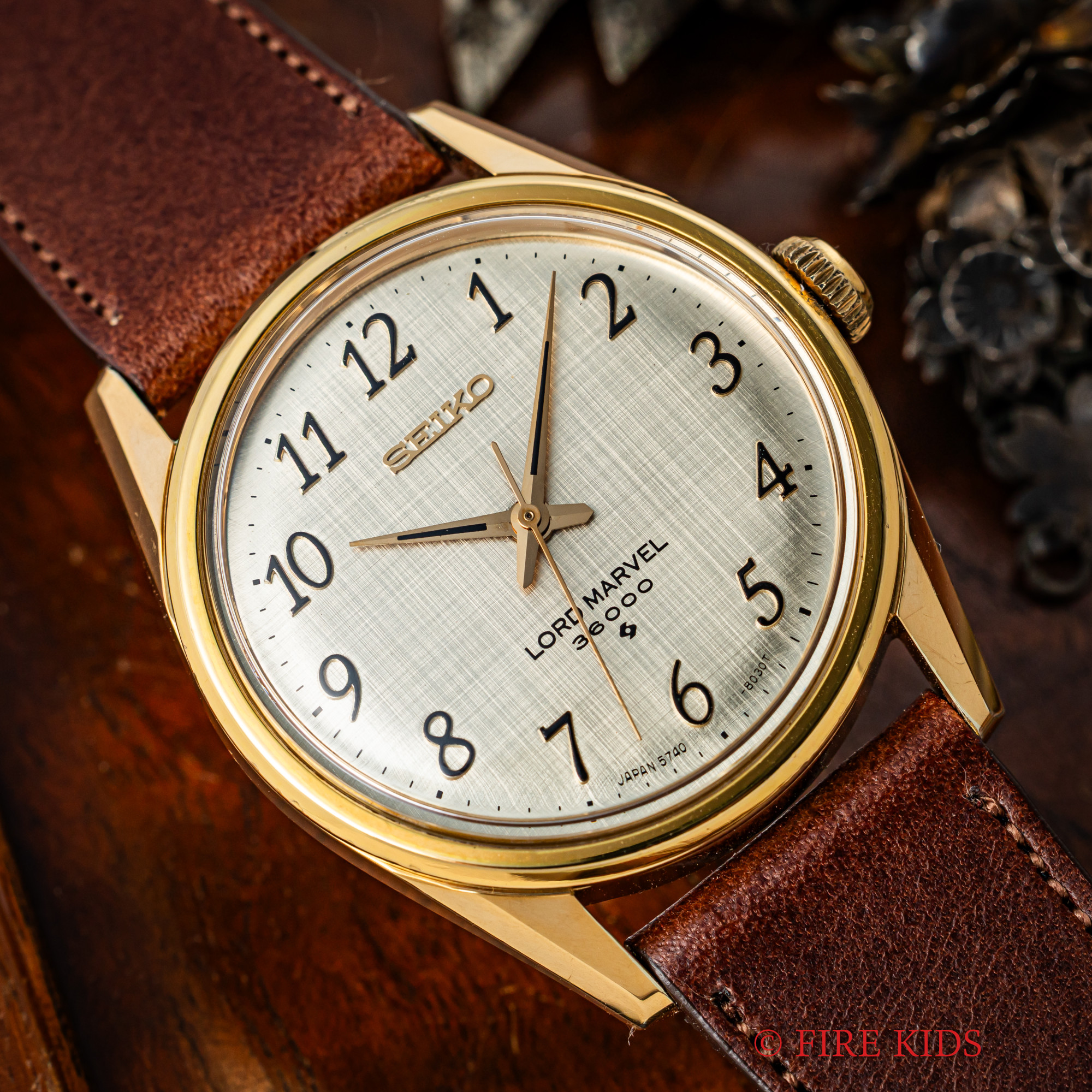 セイコー ロードマーベル 36000 全アラビアダイヤル 1969年製 10振動 手巻き Ref.5740-8000 SGPケース