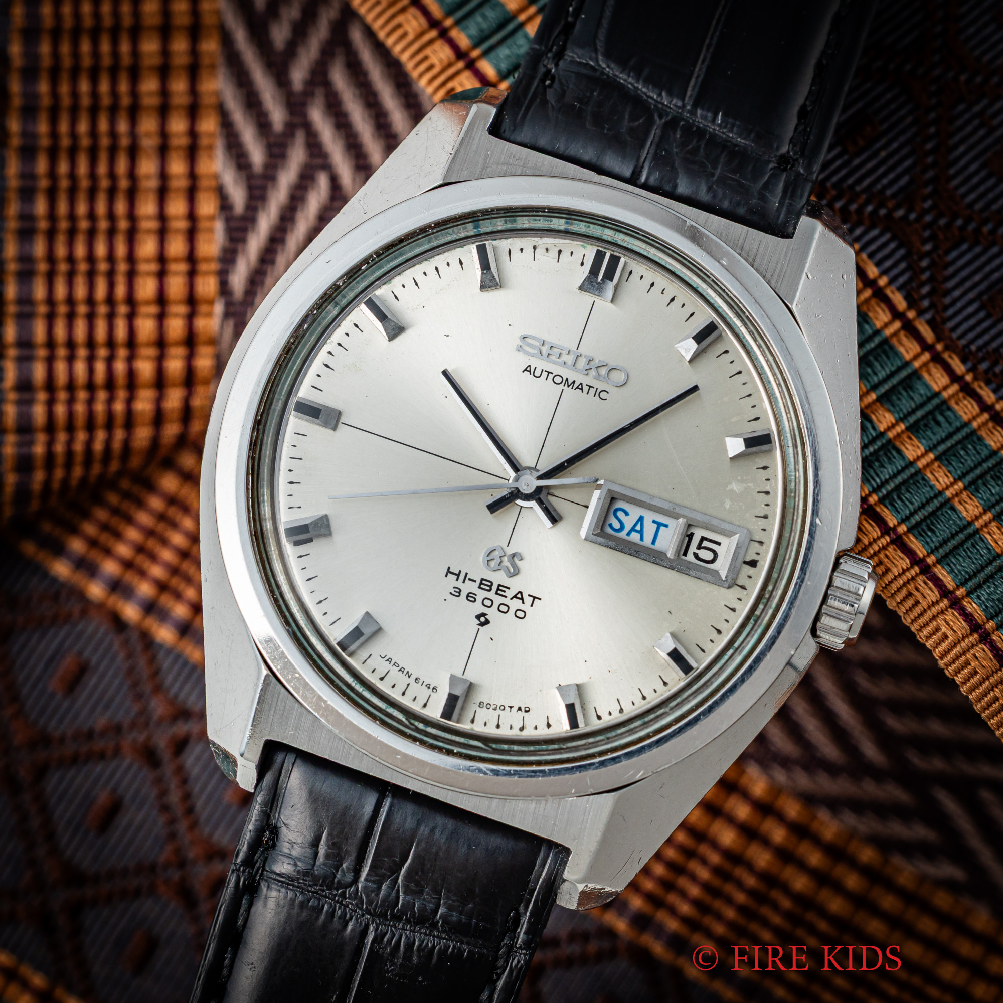 セイコー グランドセイコー 61GS クロスライン 1969年製 10振動自動巻き デイデイト