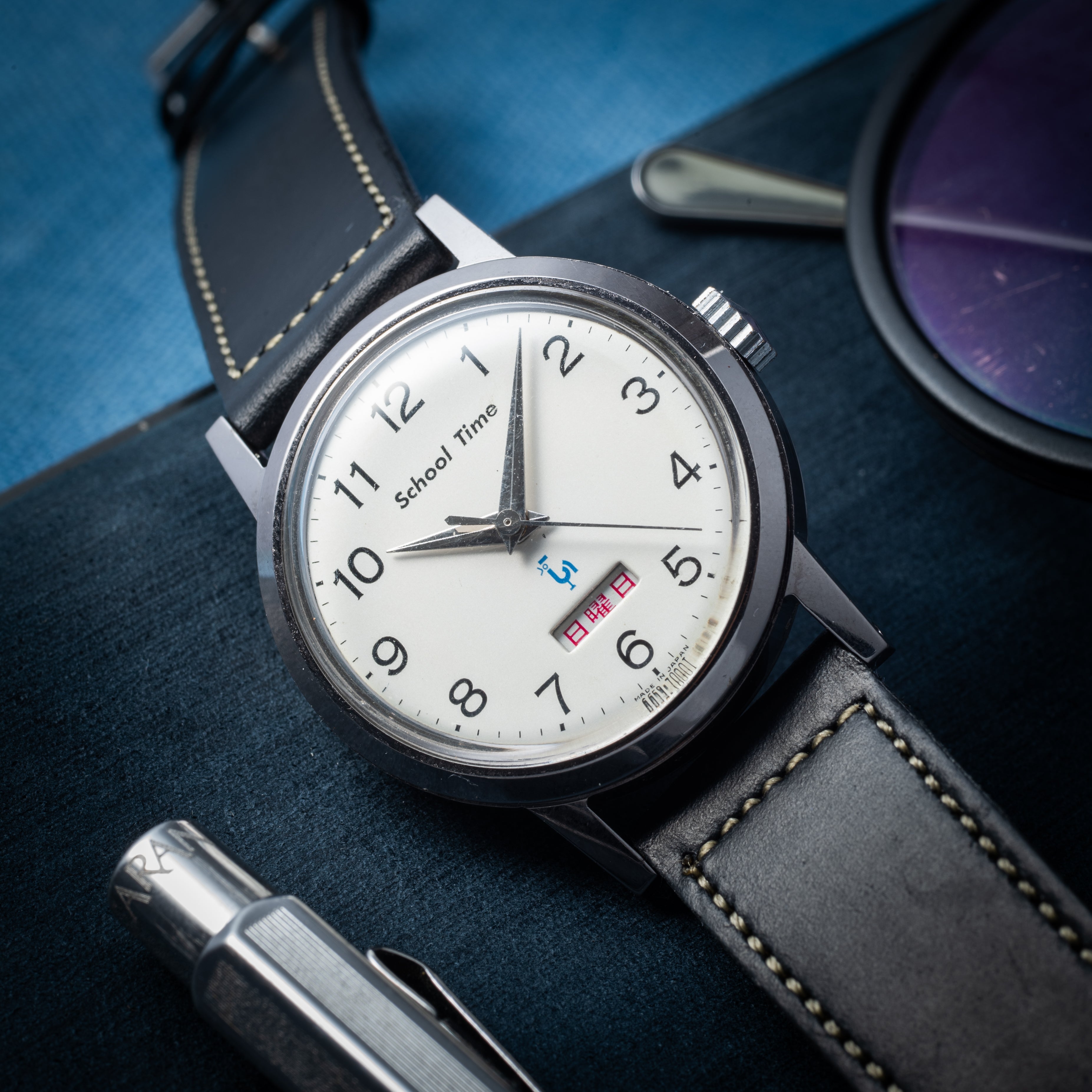 セイコー スクールタイム 1965年製 Ref.6659-7000 ニワトリマーク 日本語曜日