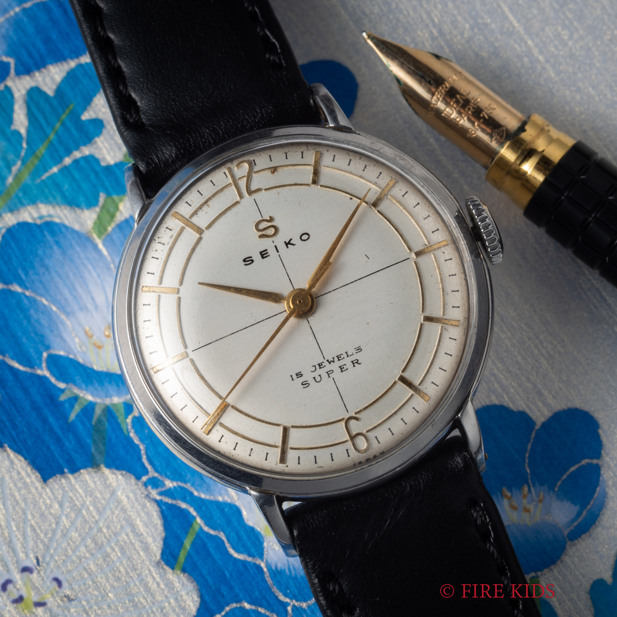 セイコー　スーパー　セクターダイヤル　蛇Sマーク　ref.S13034 1955年製