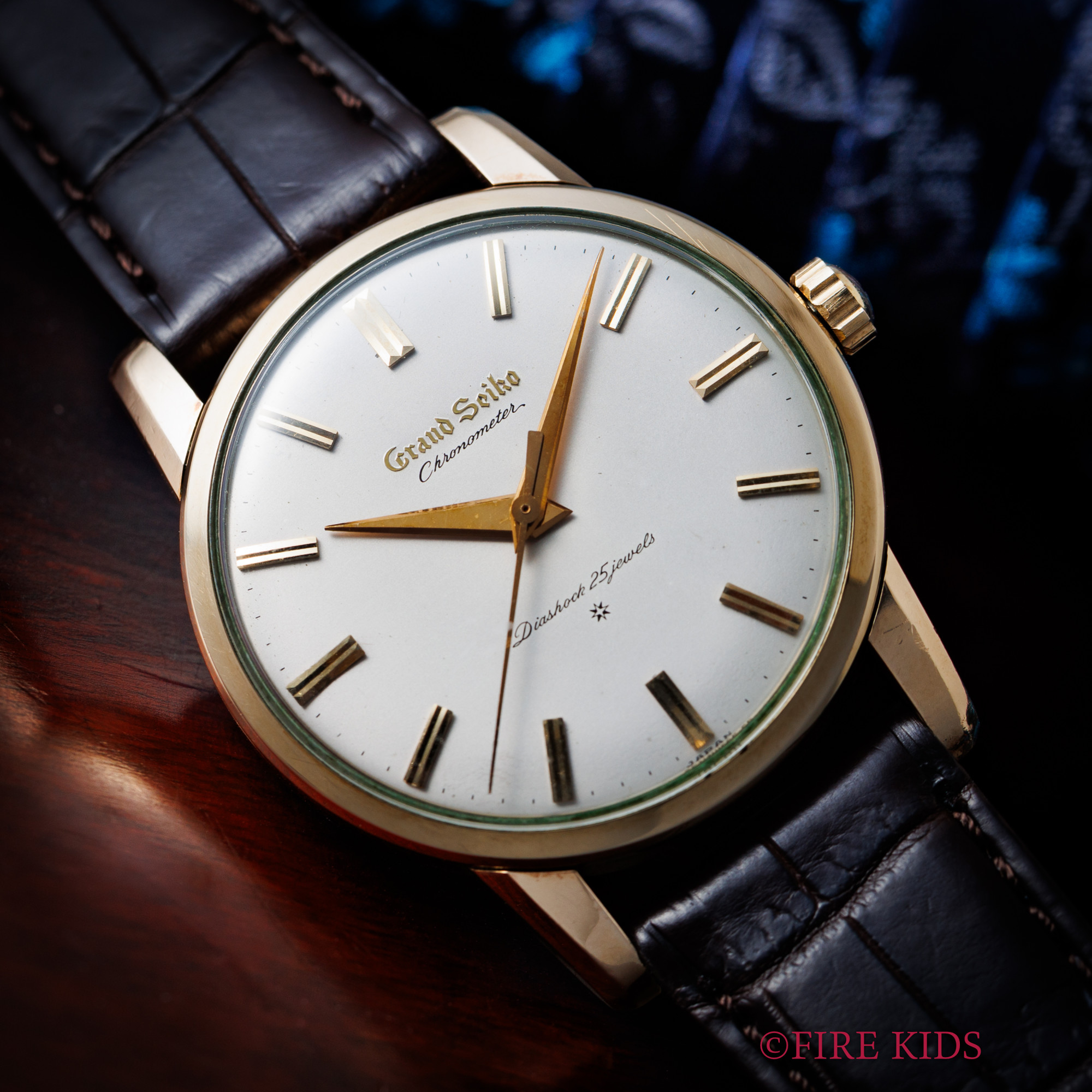 セイコー グランドセイコー 1st アップライト 1963年製 80ミクロン14金張り