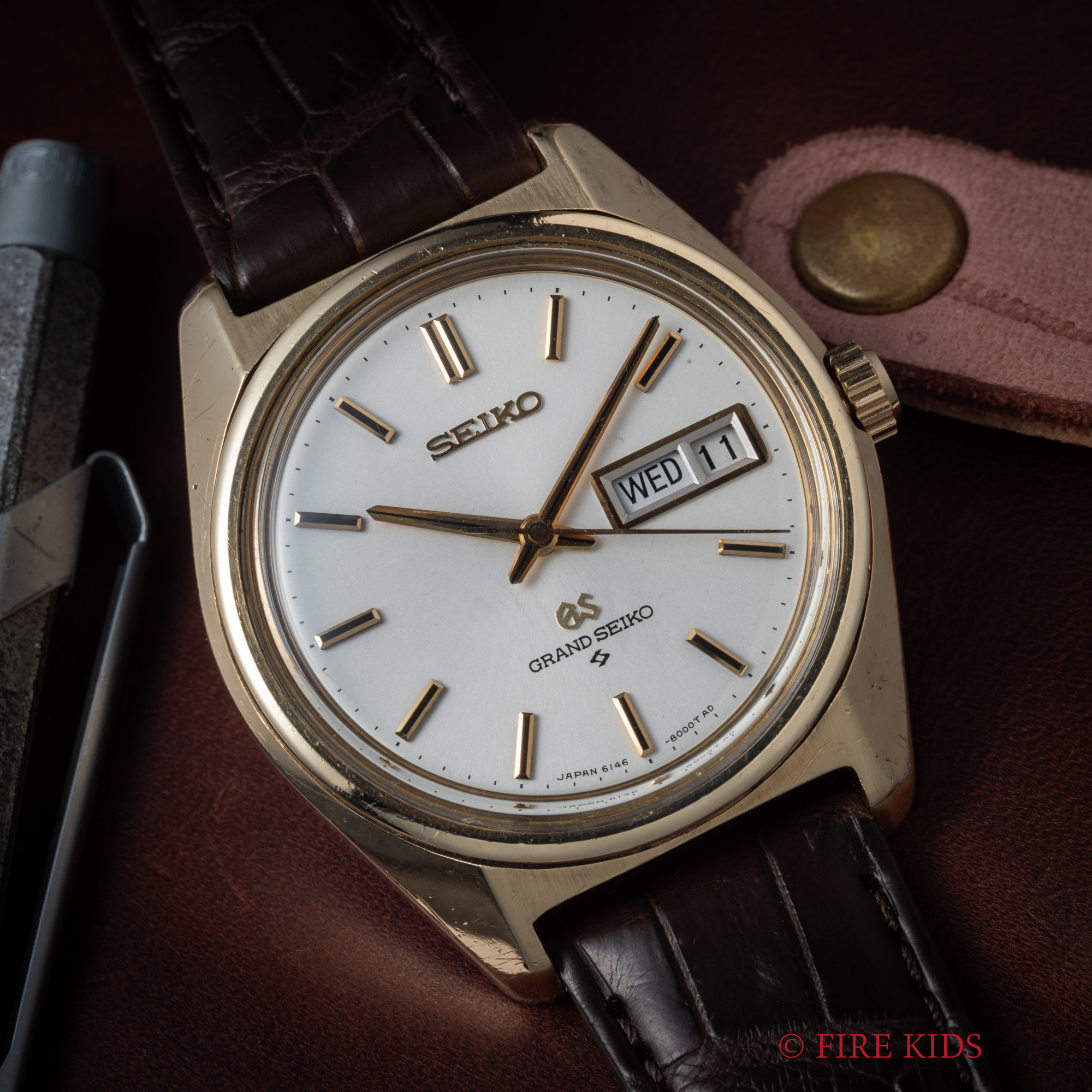 グランドセイコー 1967年製 Ref.6146-8000 希少CAPゴールドケース 36000振動自動巻 61GS