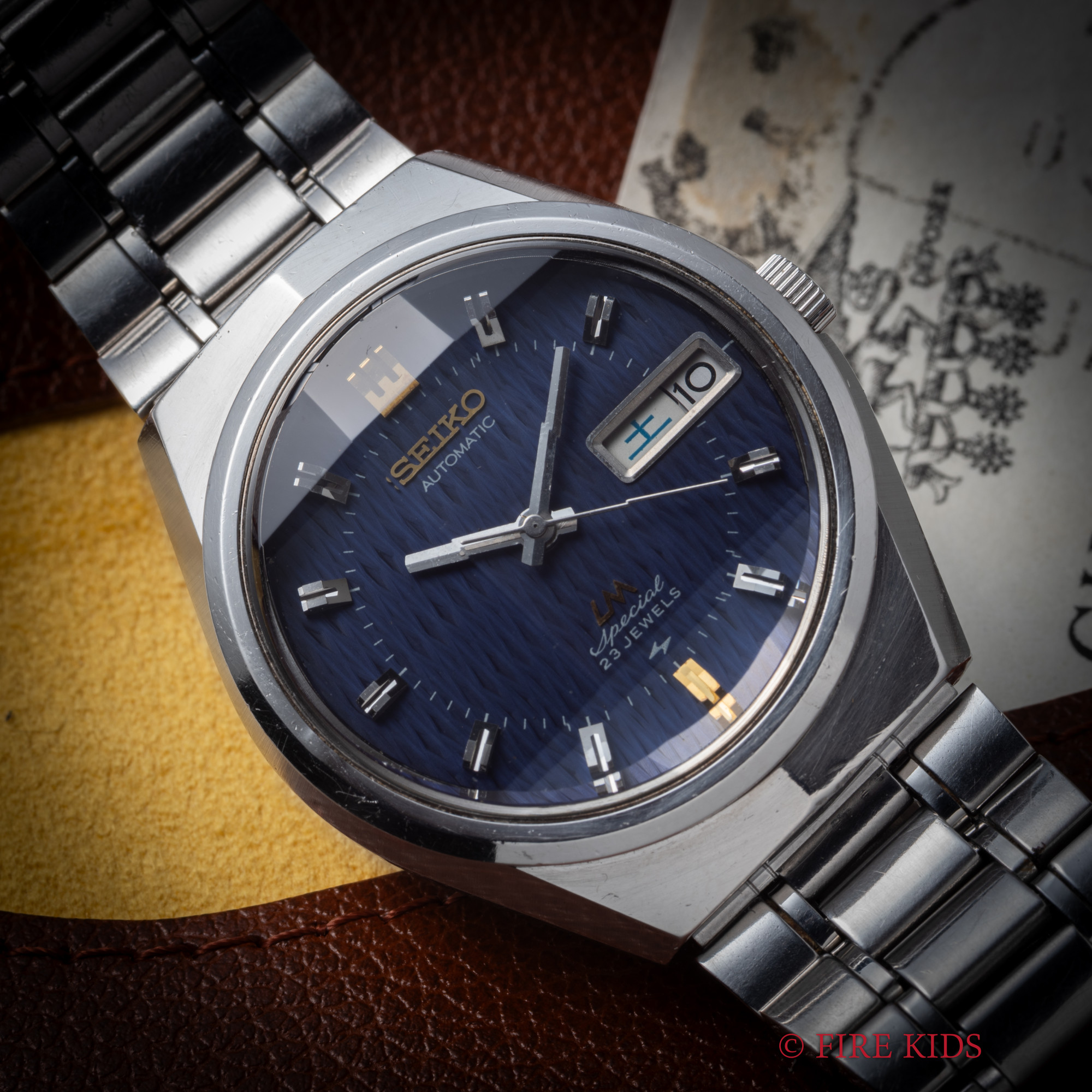 SEIKO　ロードマチックスペシャル　変わり文字盤ネイビー ref.5206-6100 1972年製