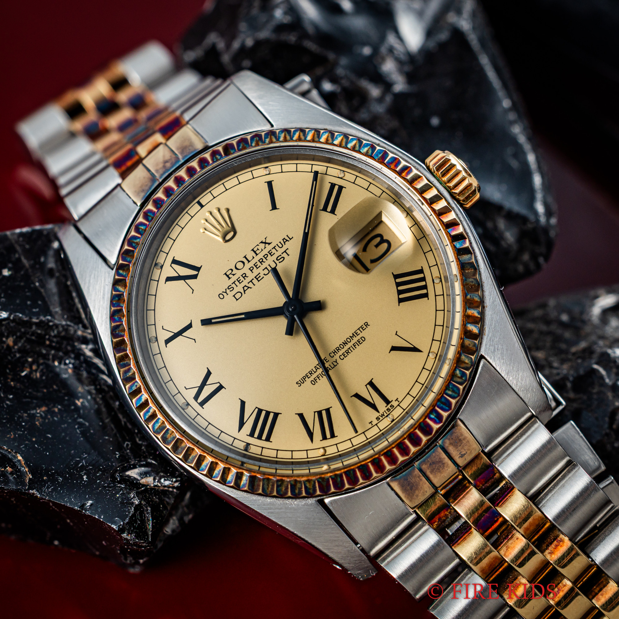 ロレックス デイトジャスト コンビ 1977年製 自動巻き