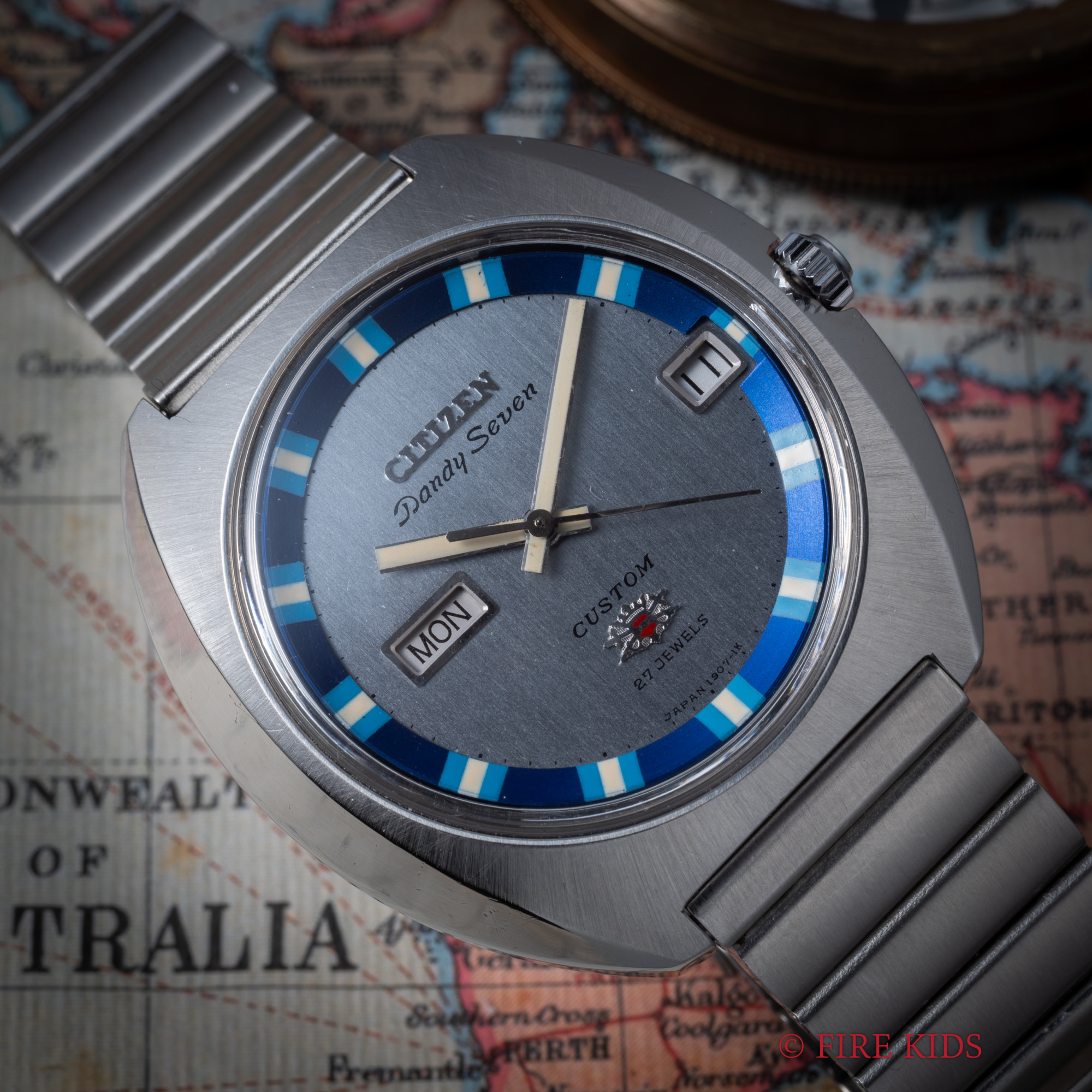 シチズン ダンディセブン 自動巻き 1968年製 Ref.APSS 2904-Y