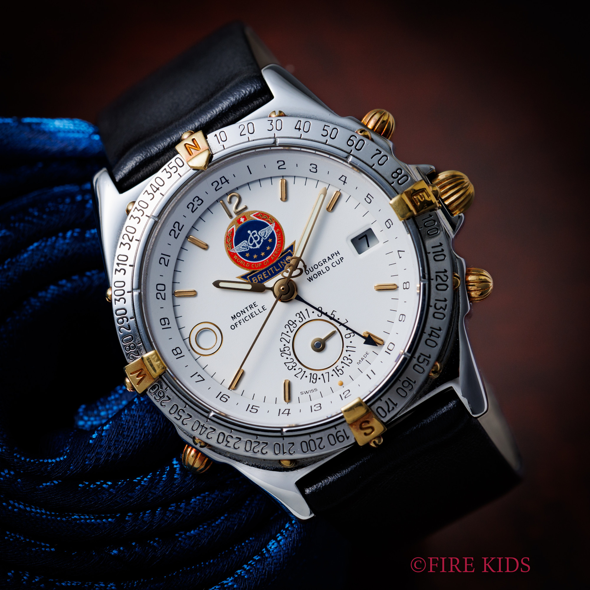 ブライトリング デュオグラフ 1000本限定 1995年製 自動巻き