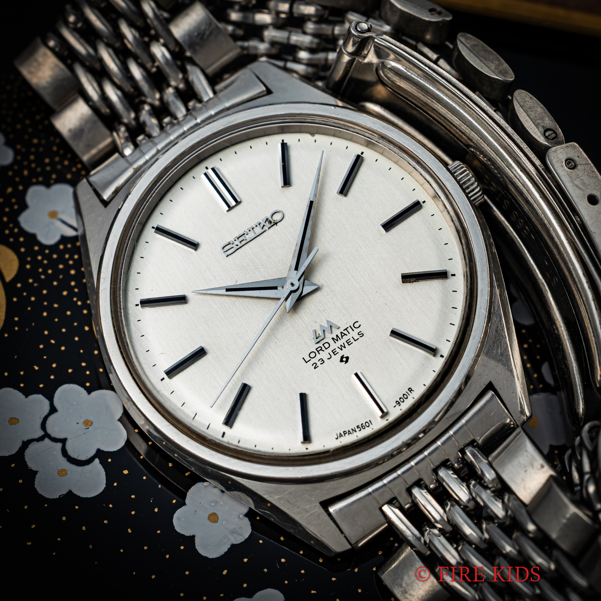 セイコー ロードマチック 1974年製 Ref.5601-9000 自動巻 純正ステンレスブレス