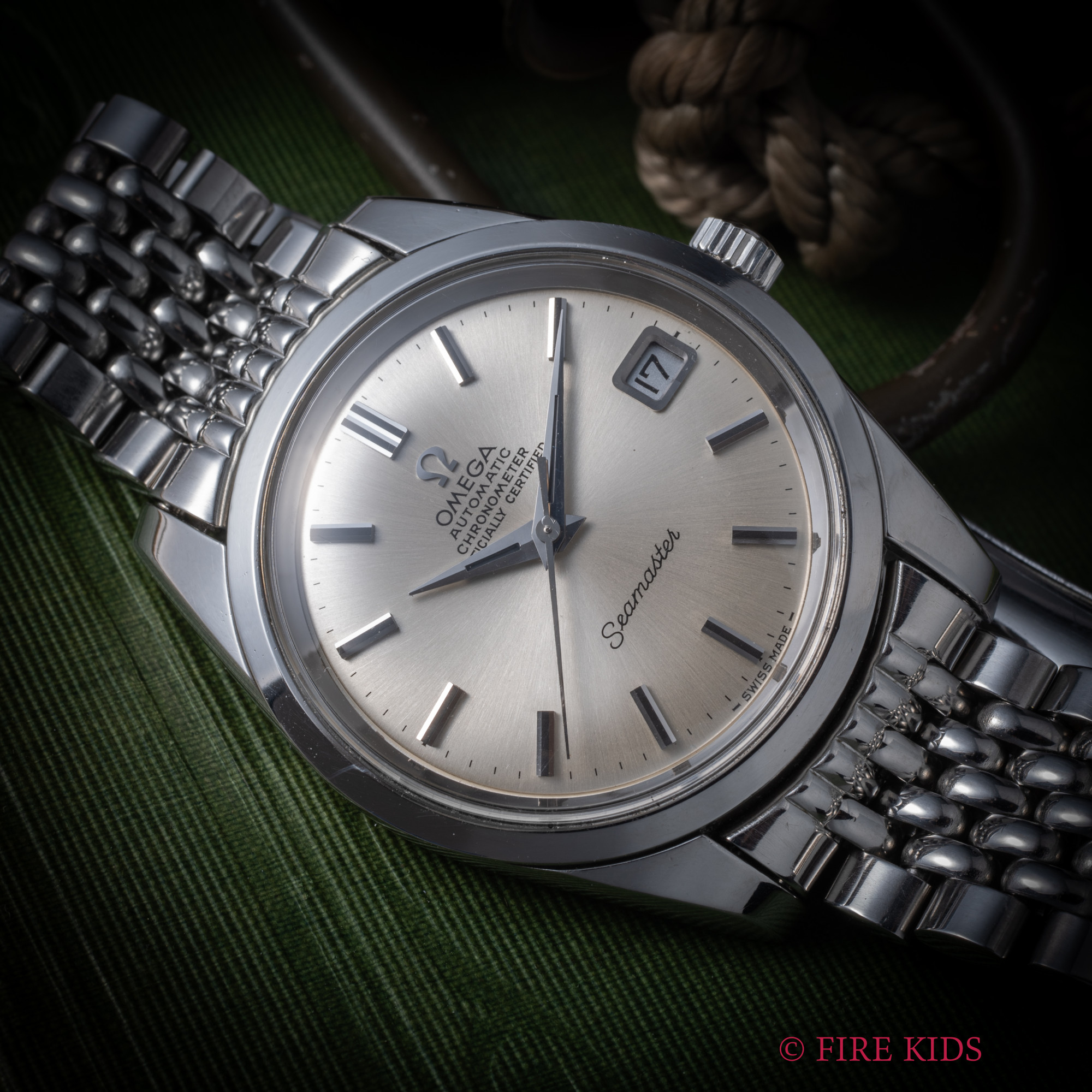 オメガ シーマスター クロノメーター 1970年製 Ref.166.010 自動巻き 純正ライスブレス付