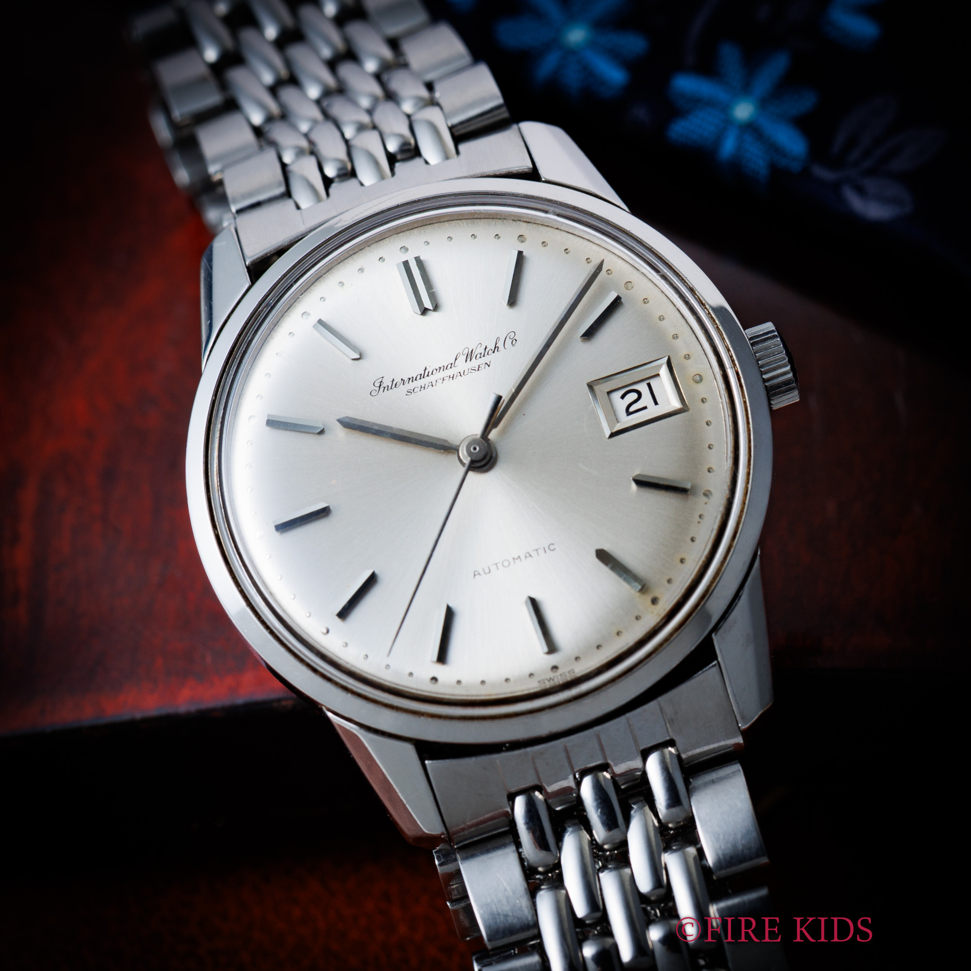 IWC Ref.810A 1967年製 ペラトン式自動巻 Cal.8541 お魚リューズ 純正ライスブレス