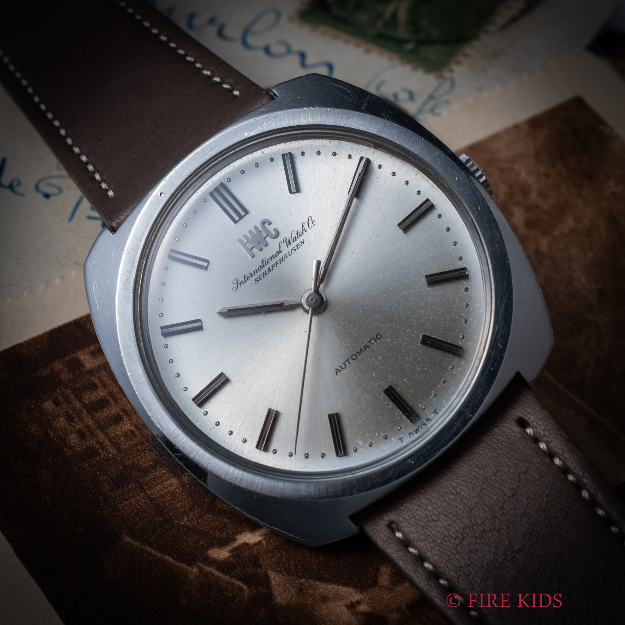K*F様 IWC 自動巻き時計 FIREKIDS｜ファイアーキッズ / IWC クッションケース ノンデイト 1967