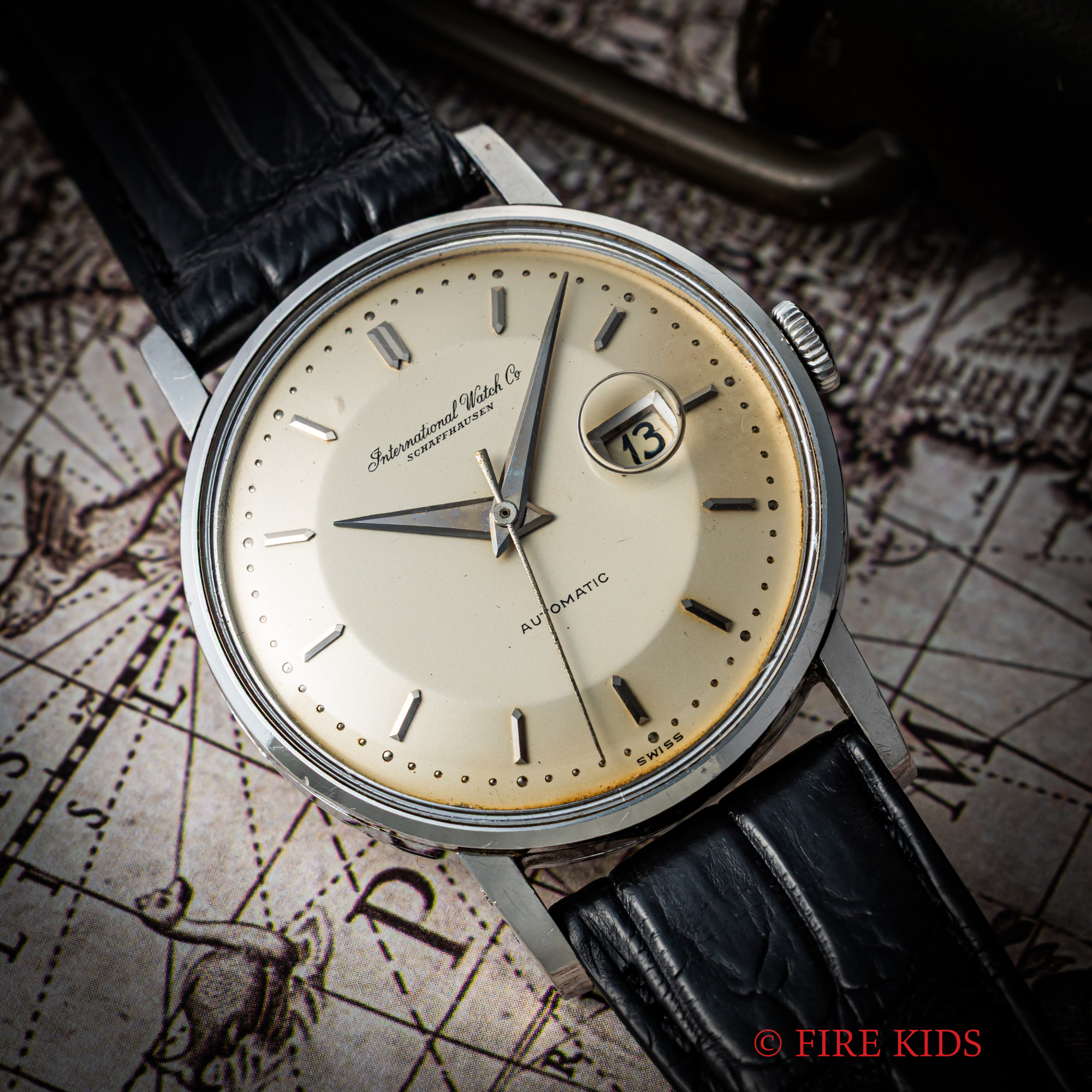 IWC 1962年 寄り目カレンダー ペラトン式自動巻 Cal.8531 シーラカンスリューズ