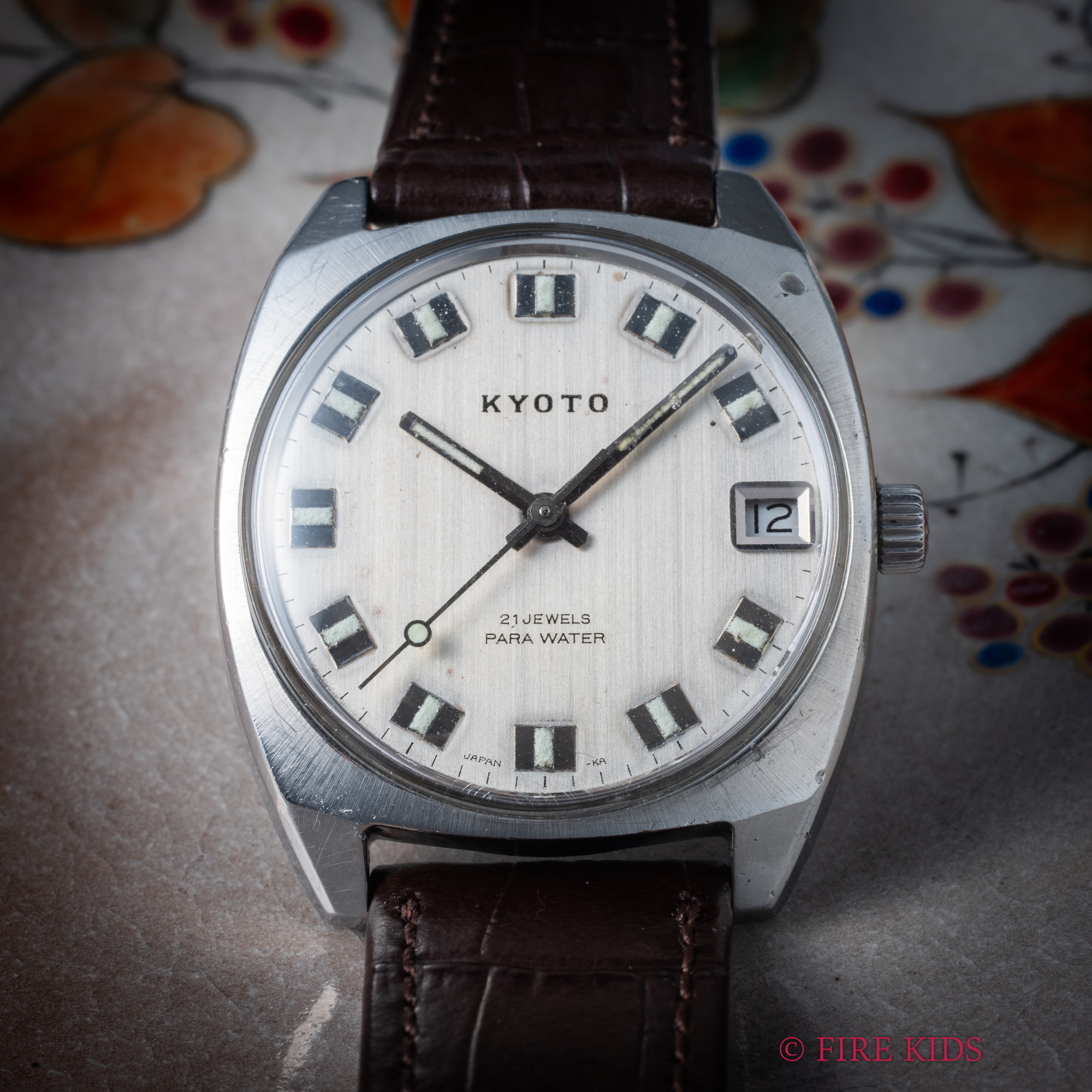 シチズン パラウォーター KYOTO クッションケース 1971年製 手巻き