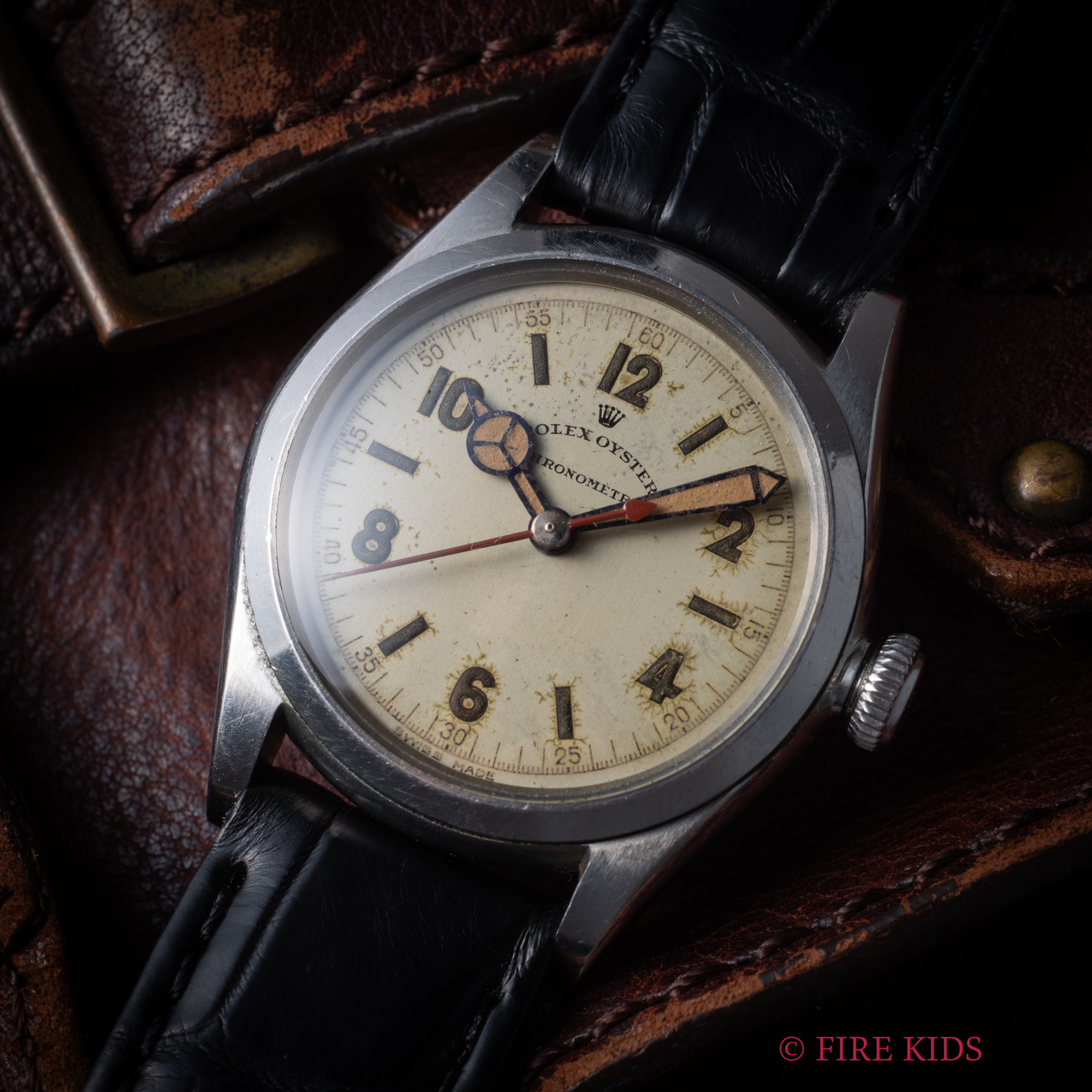 ロレックス オイスター クロノメーター Ref.3121 ベンツ針 1942年製 手巻き