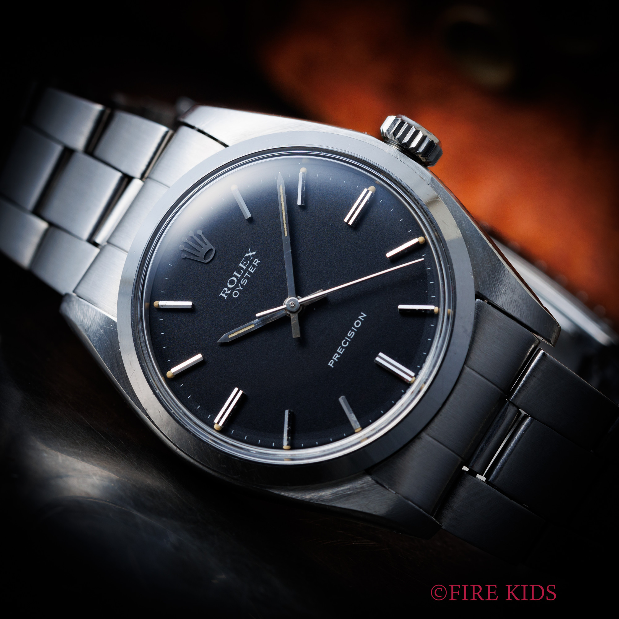 ロレックス　オイスター　1972年製造　手巻き　マットブラックダイヤル　Ref.6426