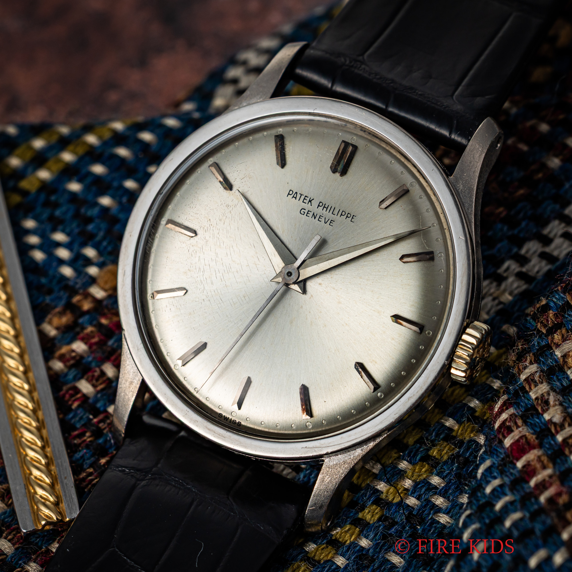 パテック・フィリップ ビッグカラトラバ 18金無垢ホワイトゴールド Ref.570 1963年製 アーカイブ付 Cal.27SC 手巻き