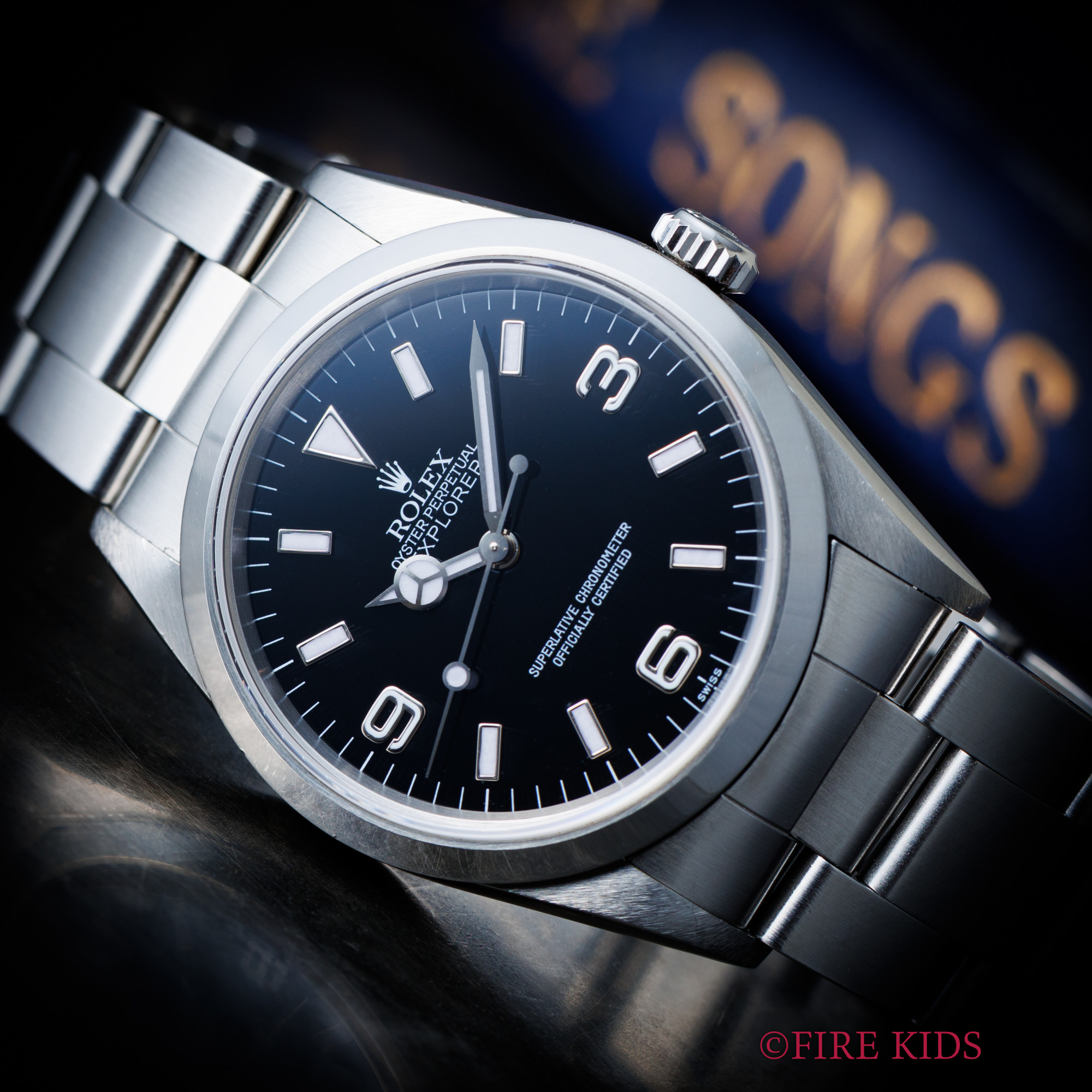 ロレックス エクスプローラー 1997年製 Ref.14270 only swissダイヤル 箱ギャラ付