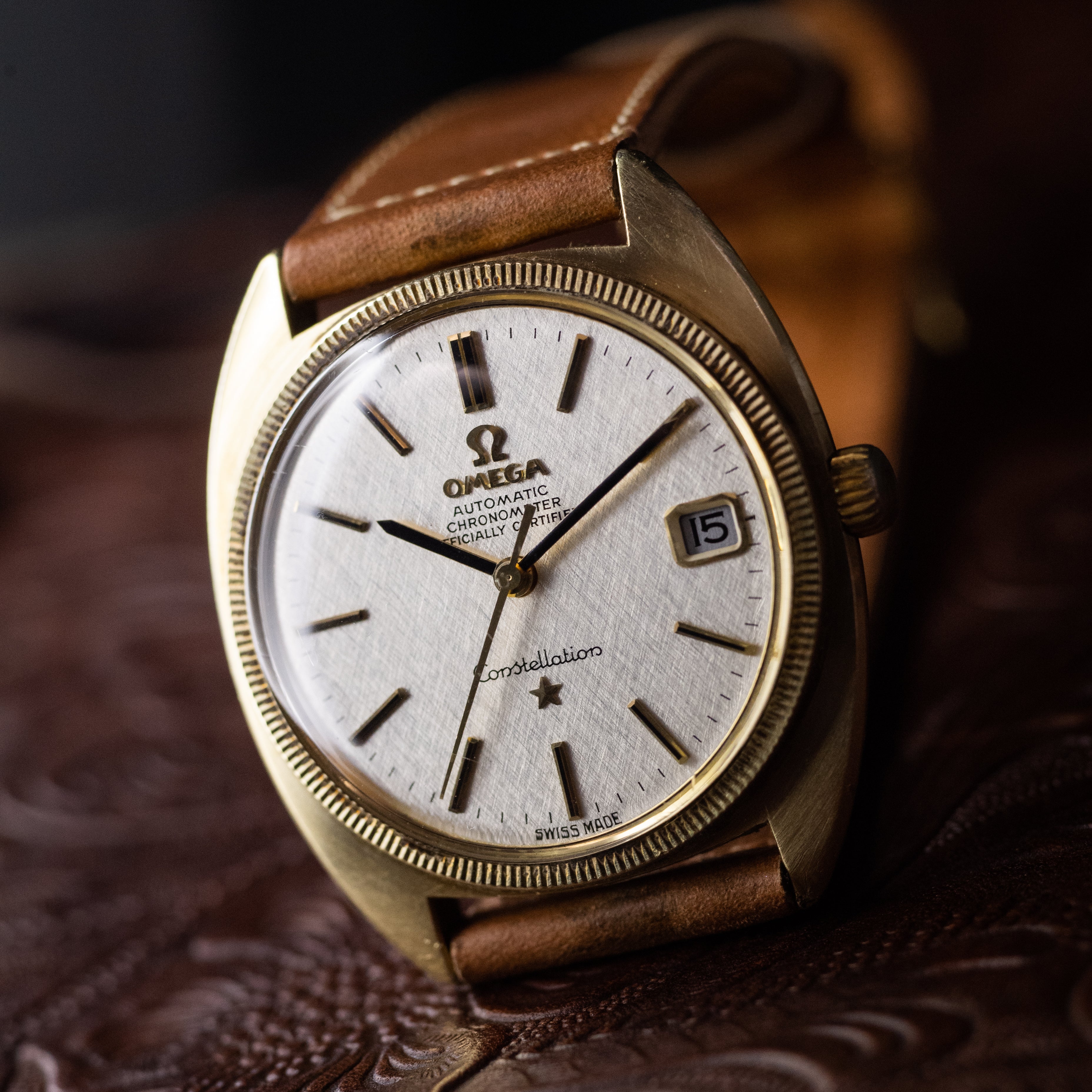 オメガ コンステレーション 1969年製 Cライン ジェンタ前期 金張り