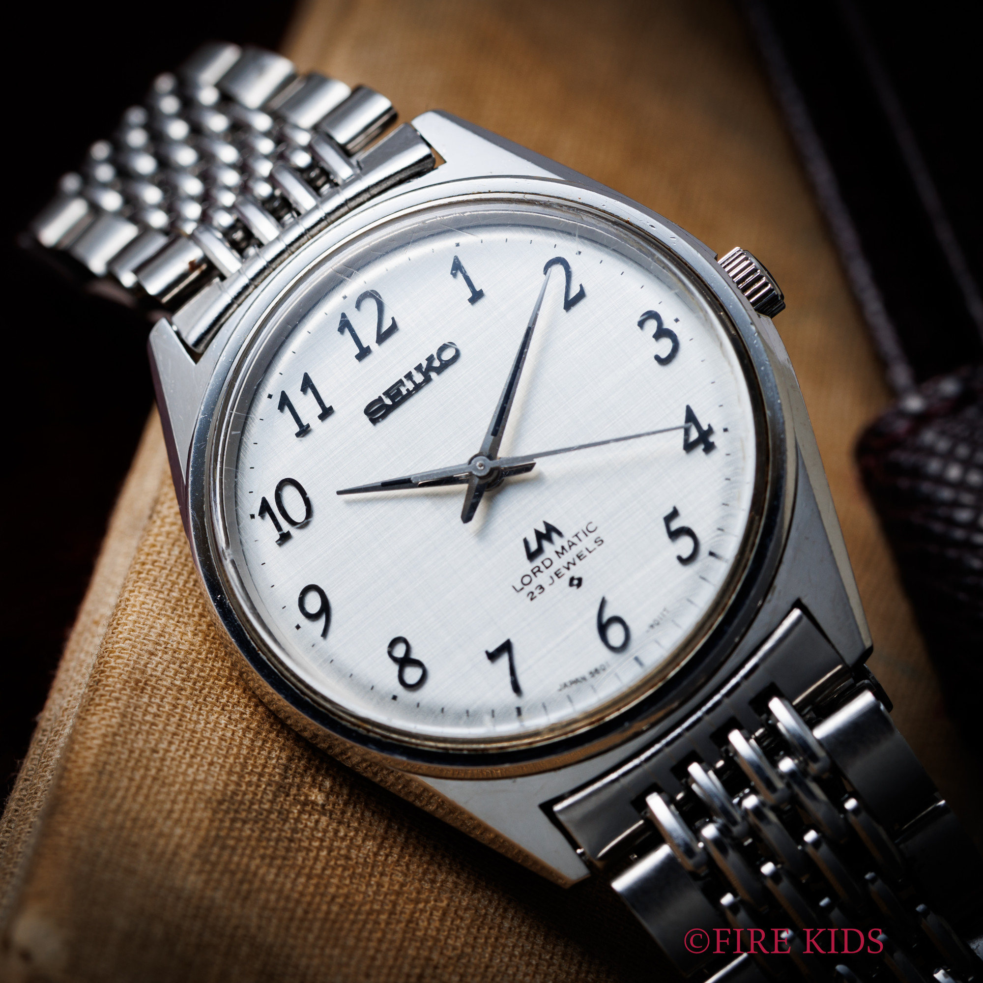 セイコー ロードマチック 1973年製 全アラビアダイヤル ノンデイト自動巻 純正ブレス