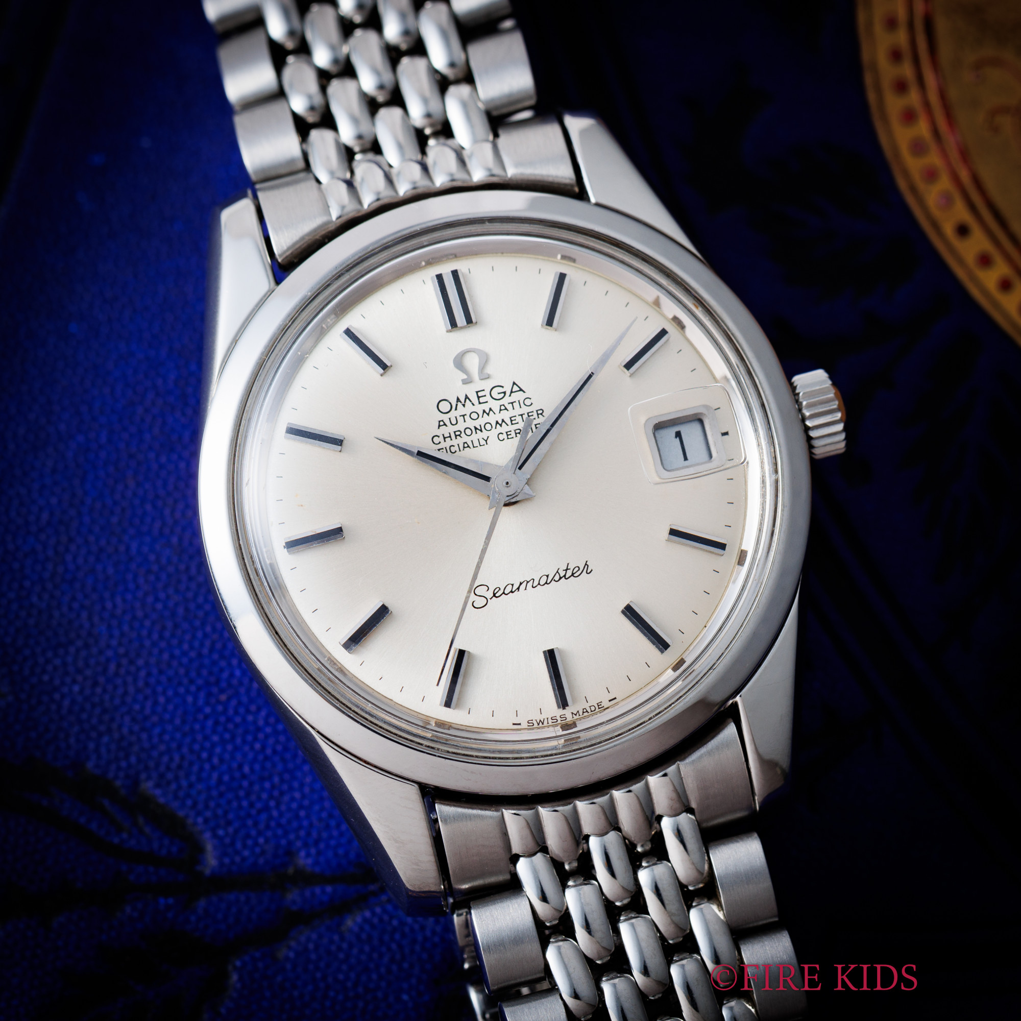 オメガ シーマスタークロノメーター 1969年製 Ref.166.010SP 自動巻クロノメーター Cal.564 純正ライスブレス