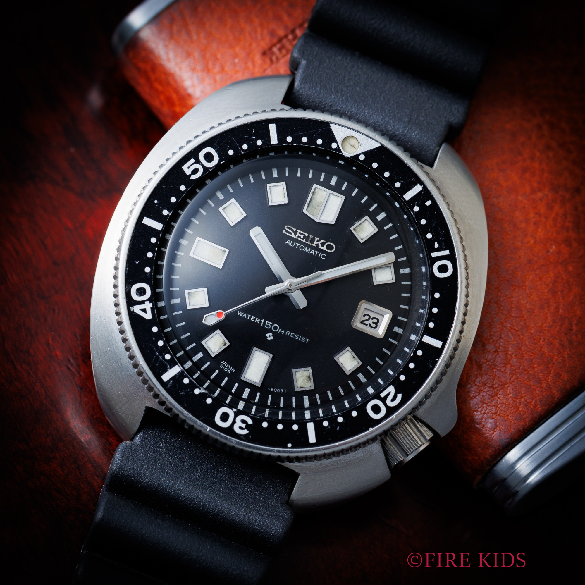 セイコー 150mダイバー 2nd後期 植村ダイバー 1973年製 自動巻き Ref.6105-8110