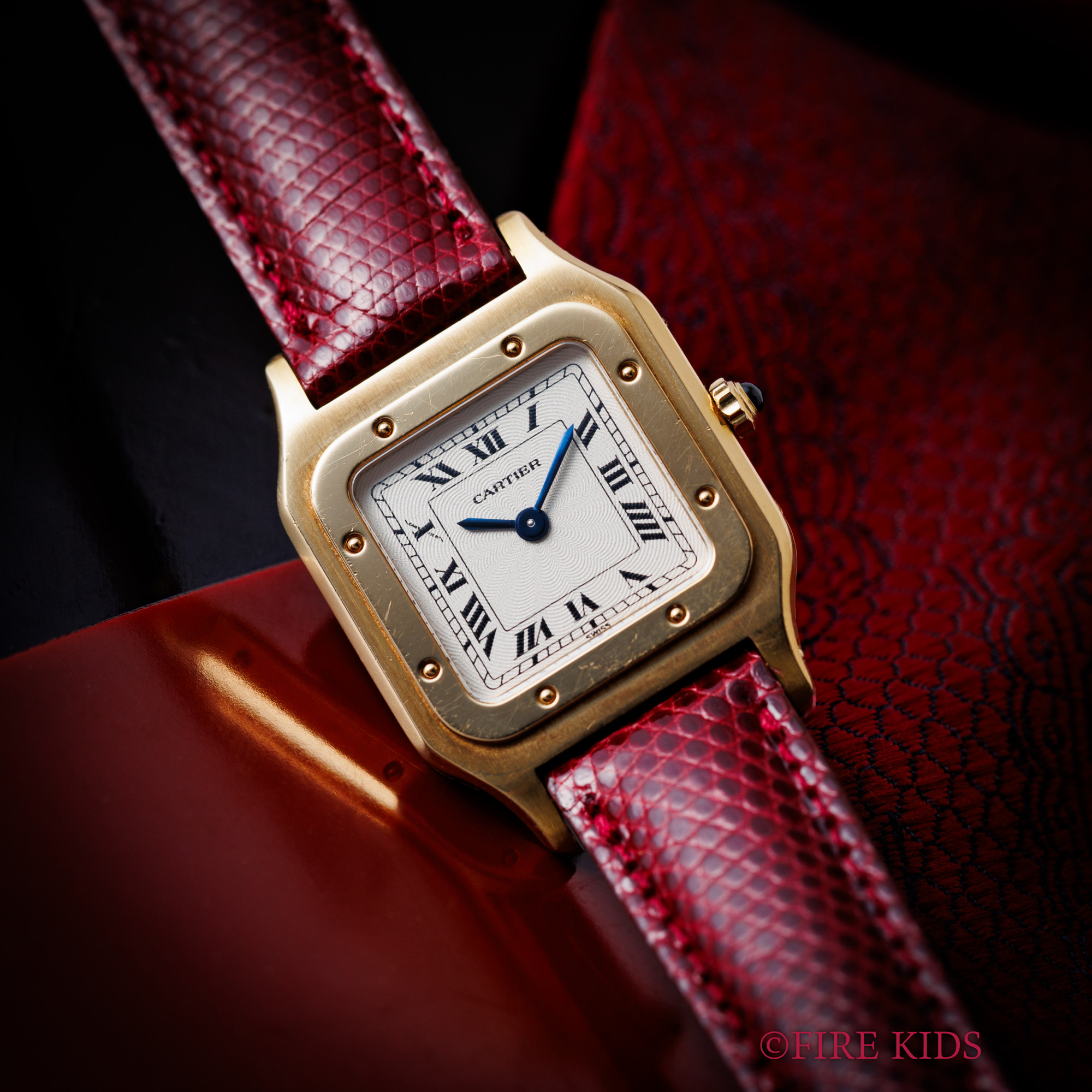 カルティエ サントスデュモンSM 18金無垢 1990年代製 Ref.8210