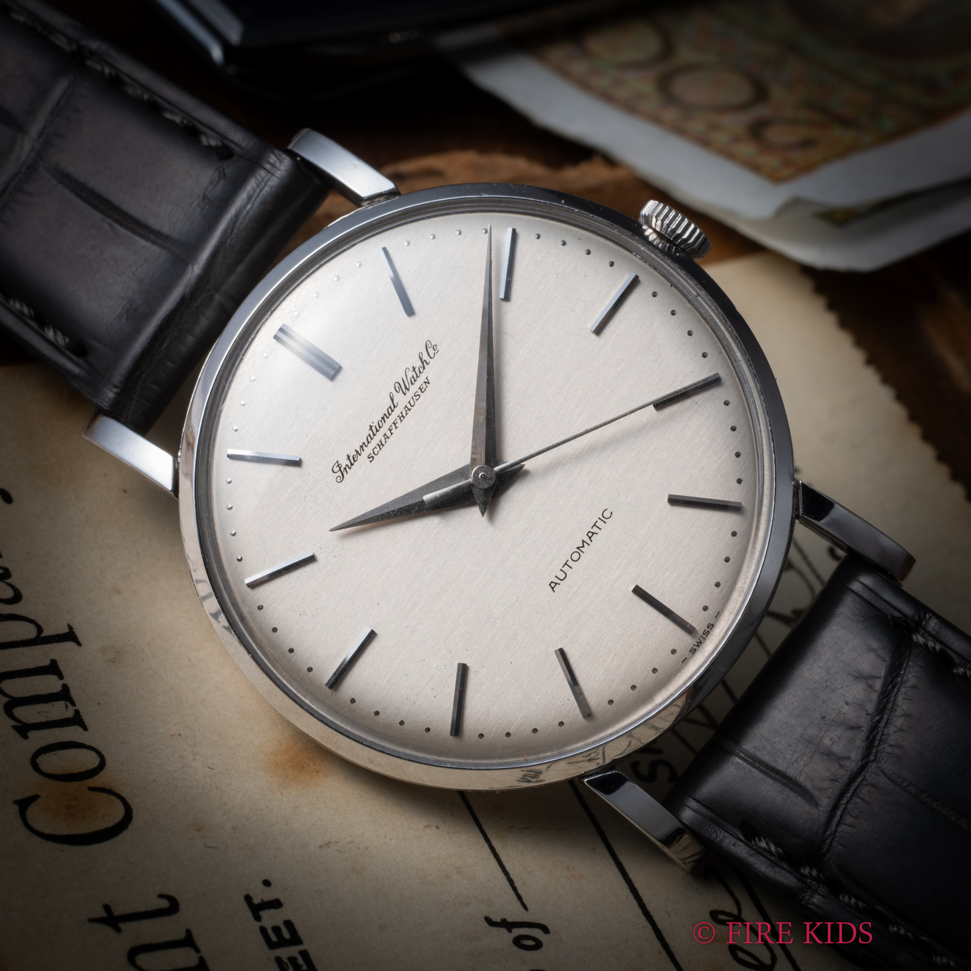 IWC プラチナ無垢ジャパンケース 1959年製 ペラトン式自動巻 Cal.852