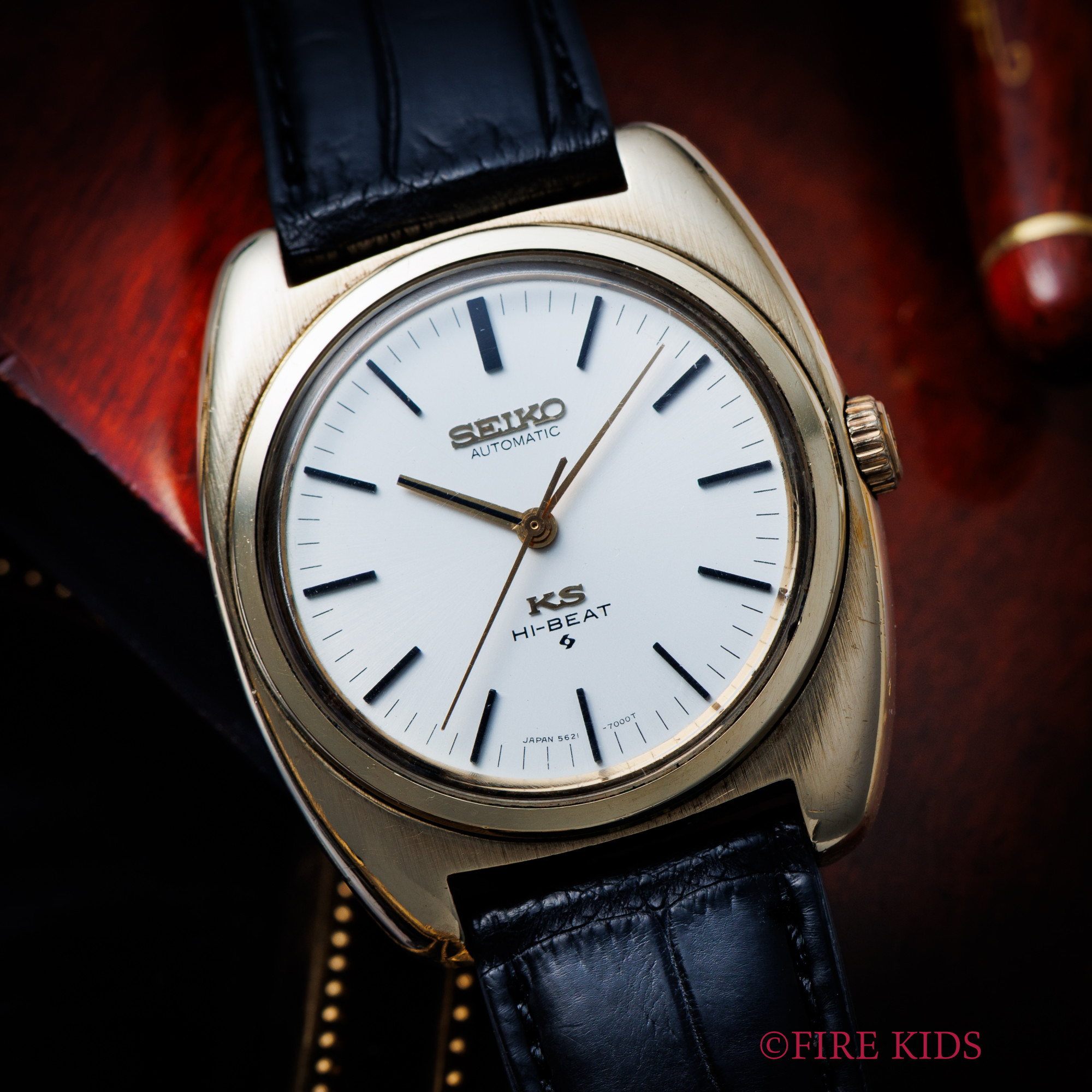 セイコー キングセイコー 56KS 金張り Ref.5621-7000 1971年 ノンデイト