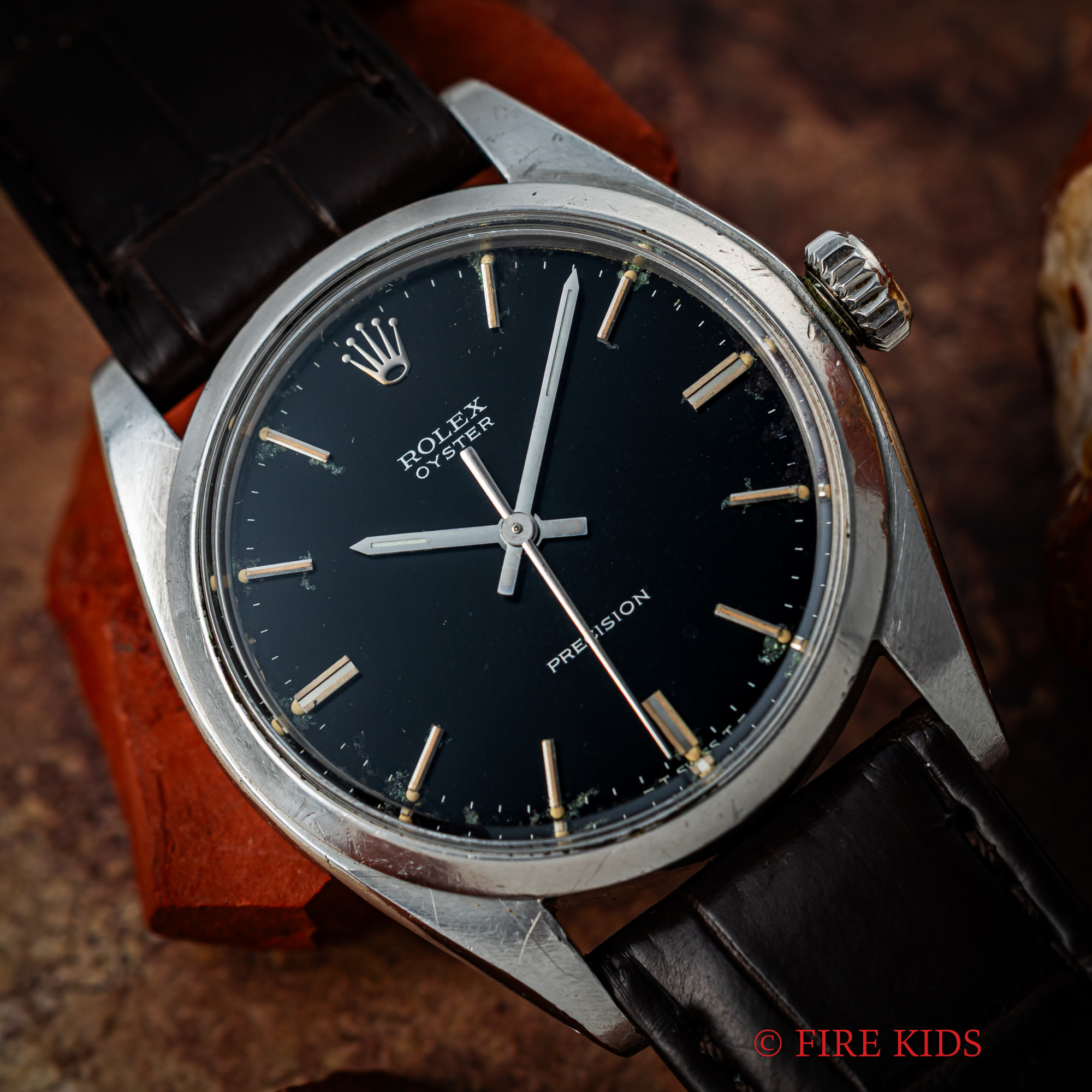 ロレックス オイスター 1969年製造 手巻き ブラックダイヤル　Ref.6426