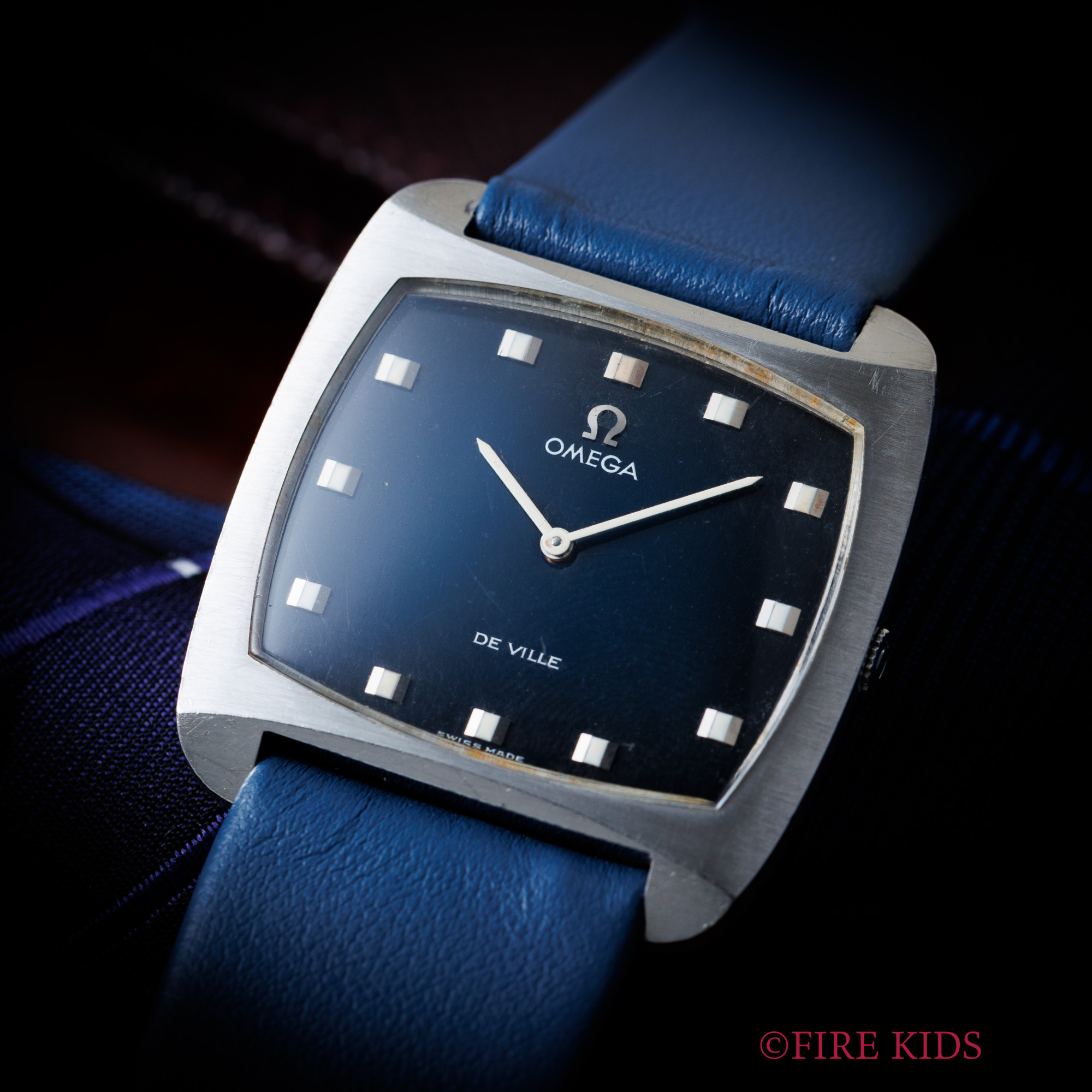 オメガ デ・ヴィル Ref.111.100 1970年製 オリジナルブルーグラデーション 手巻