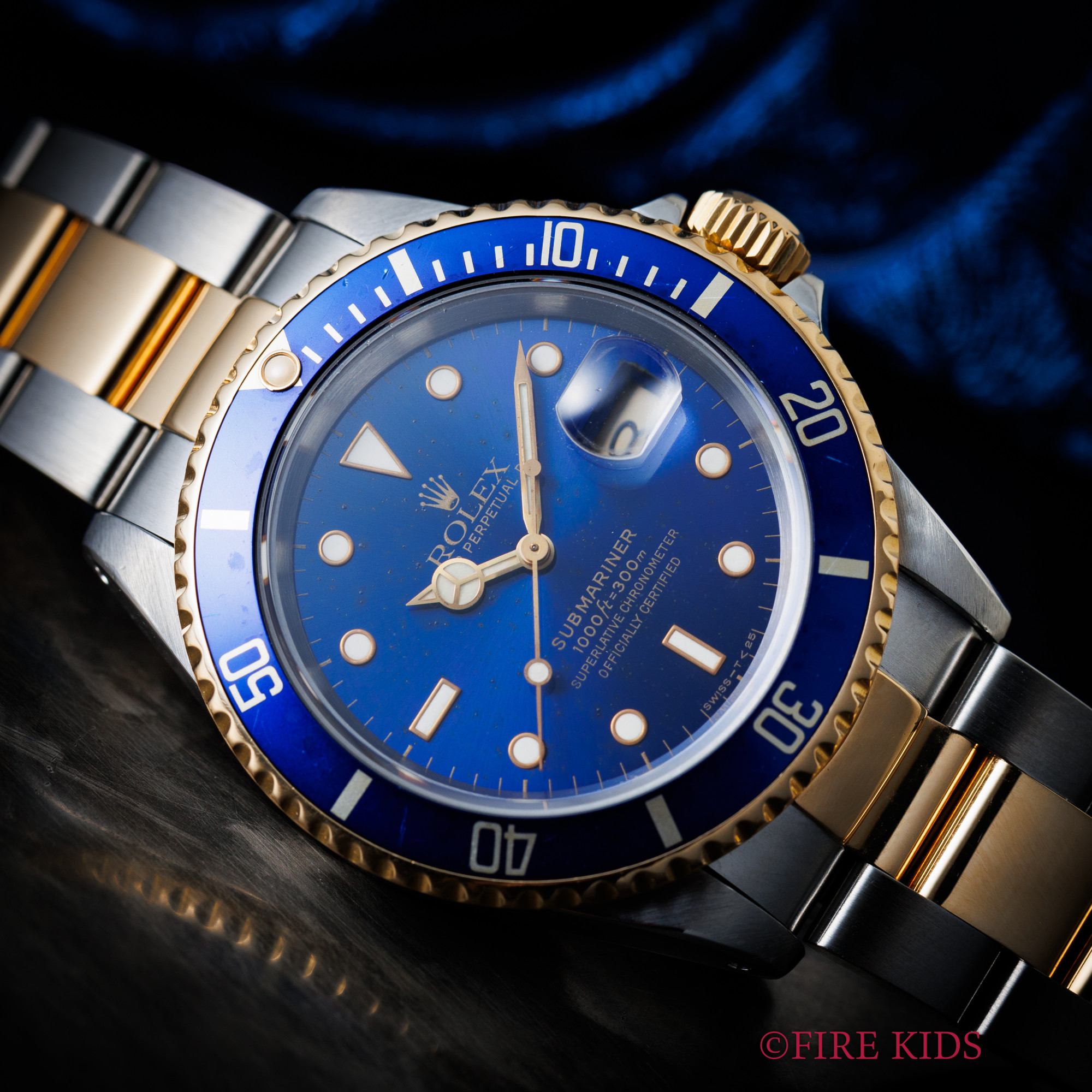 ロレックス 青サブマリーナーデイト コンビ 1994～1995年製 1996年ギャラ Ref.16613ブルー 自動巻 純正コンビブレス オールトリチウム夜光