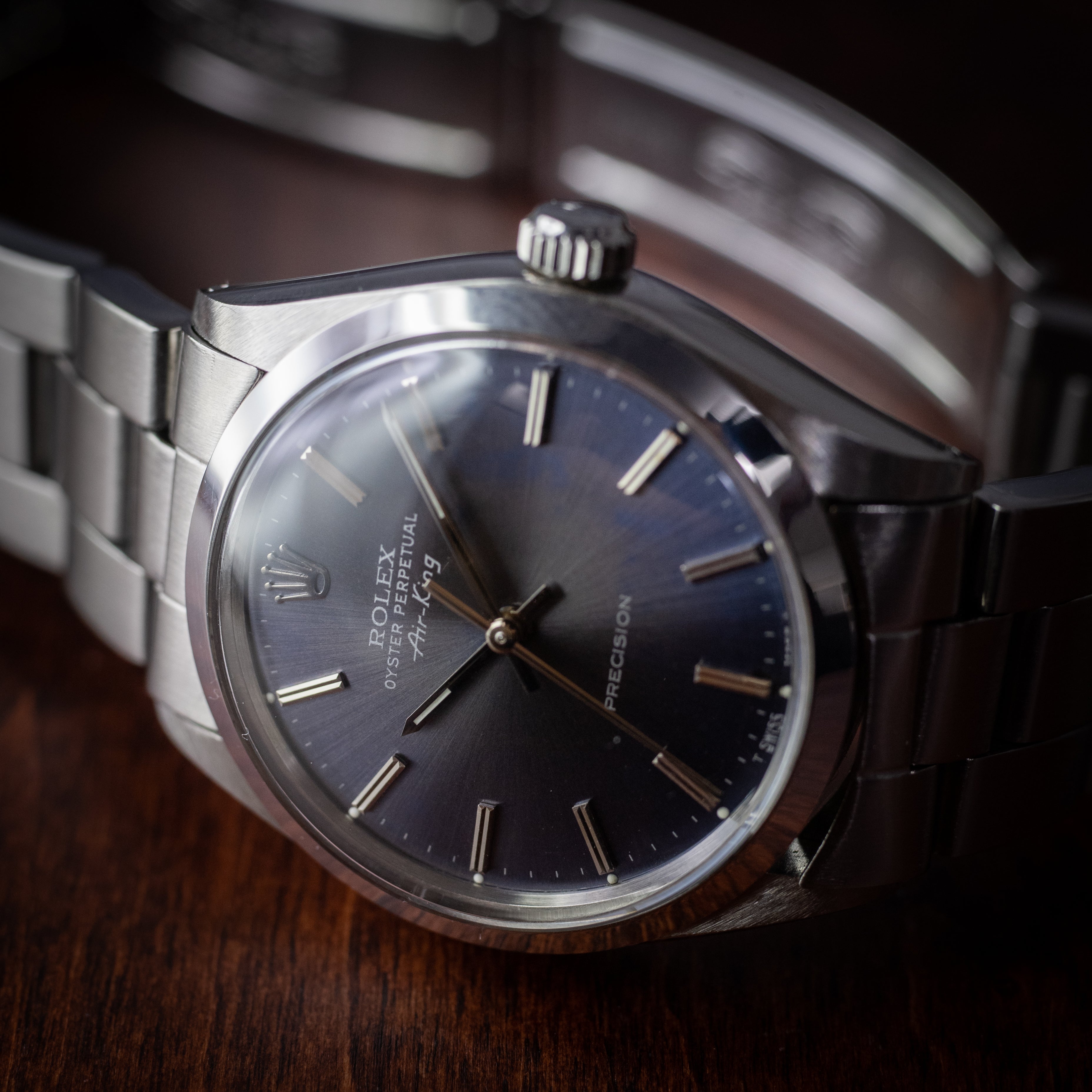 ロレックスエアキング 1978年製 Ref.5500 ブルーダイヤル