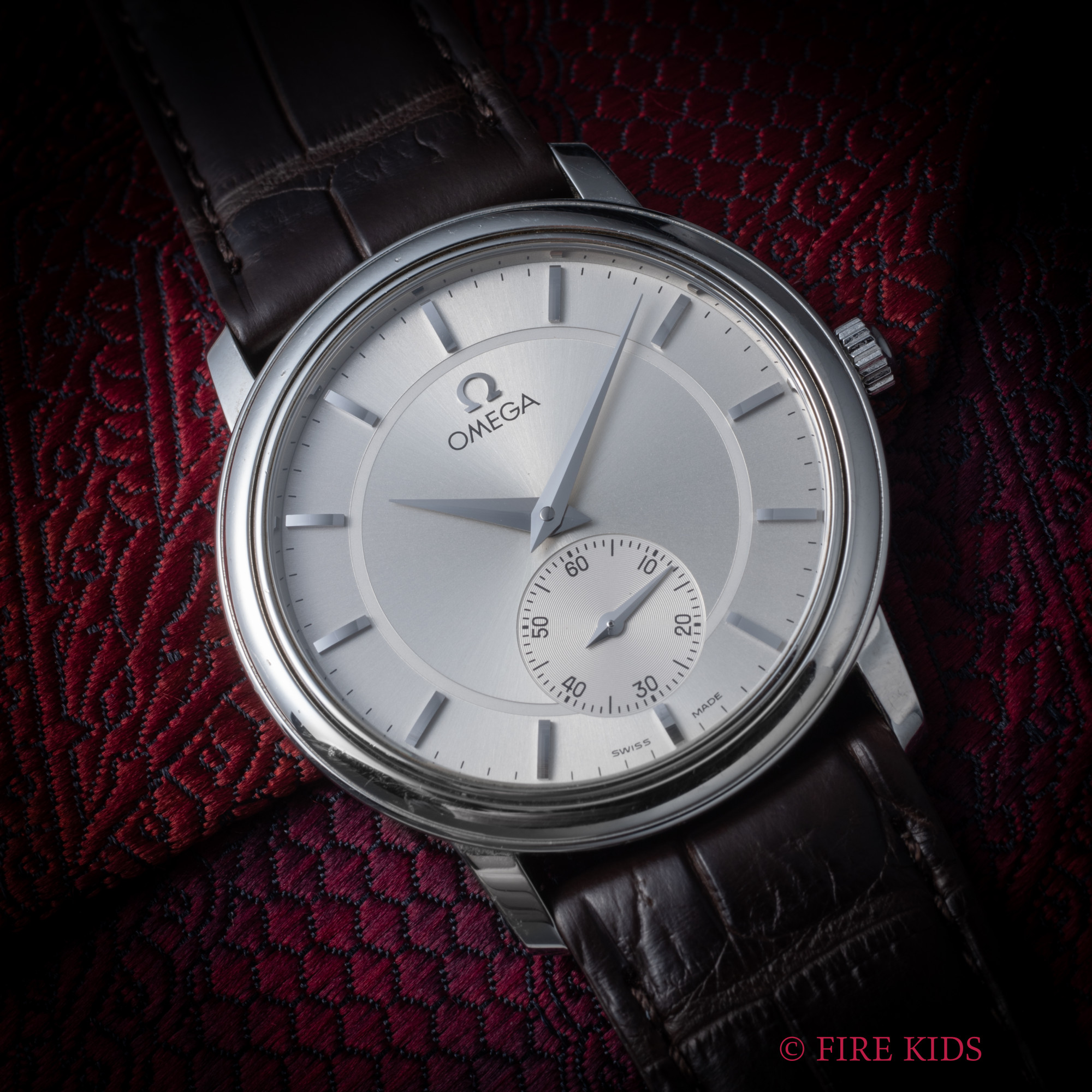 オメガ デ・ヴィル プレステージ 1993年製 スモールセコンド手巻 Cal.651 純正尾錠