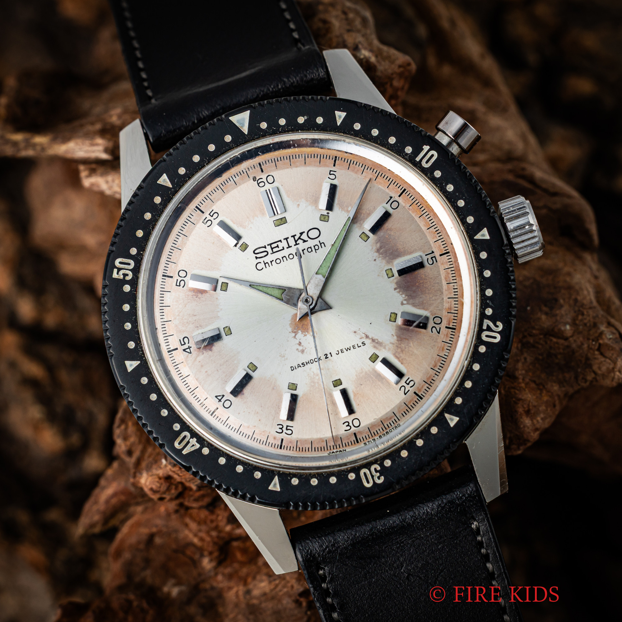 セイコー ワンプッシュクロノグラフ Ref.45899 1964年製 聖火マーク