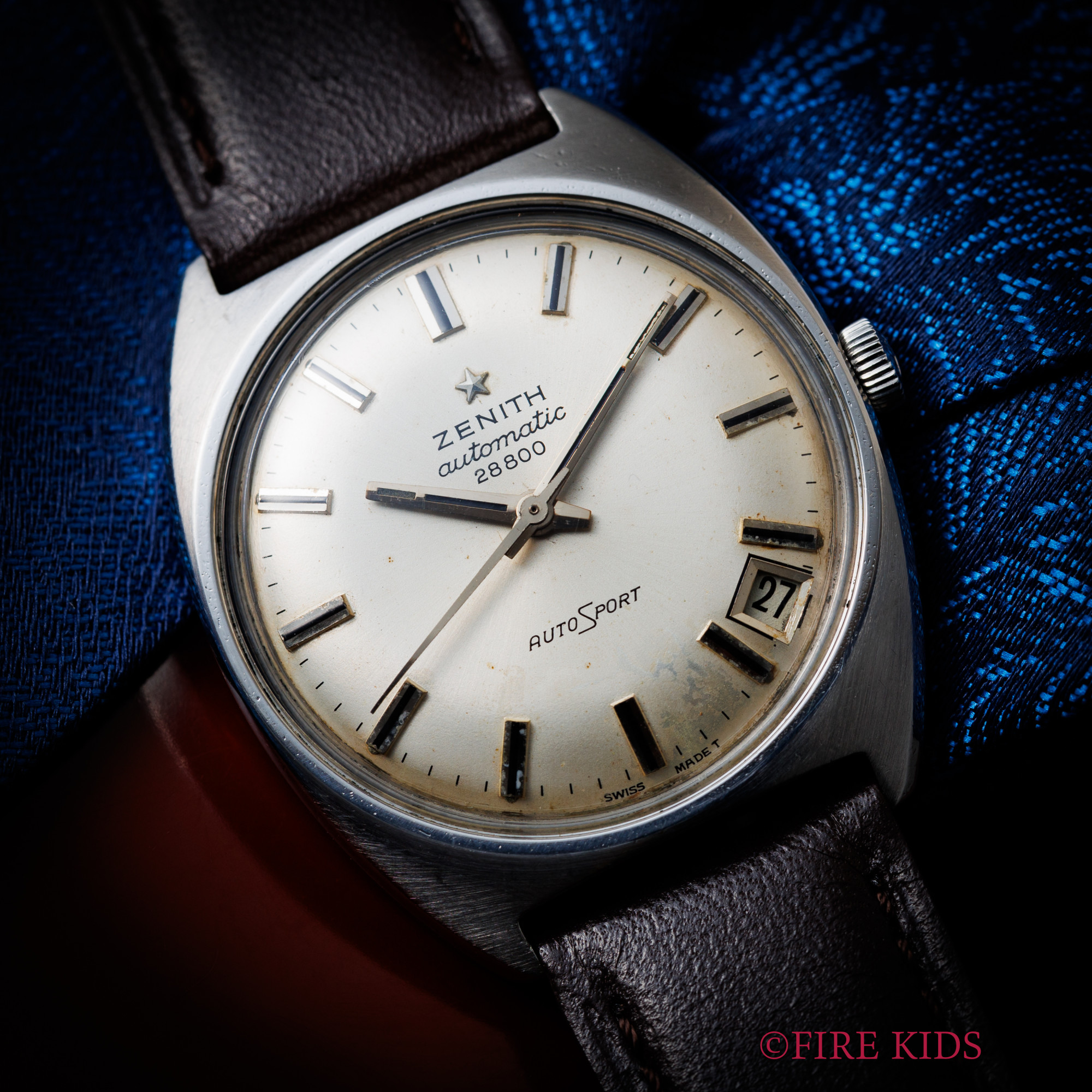 ゼニス オートスポーツ Cラインケース 8振動自動巻き ハイビート 1960年代製