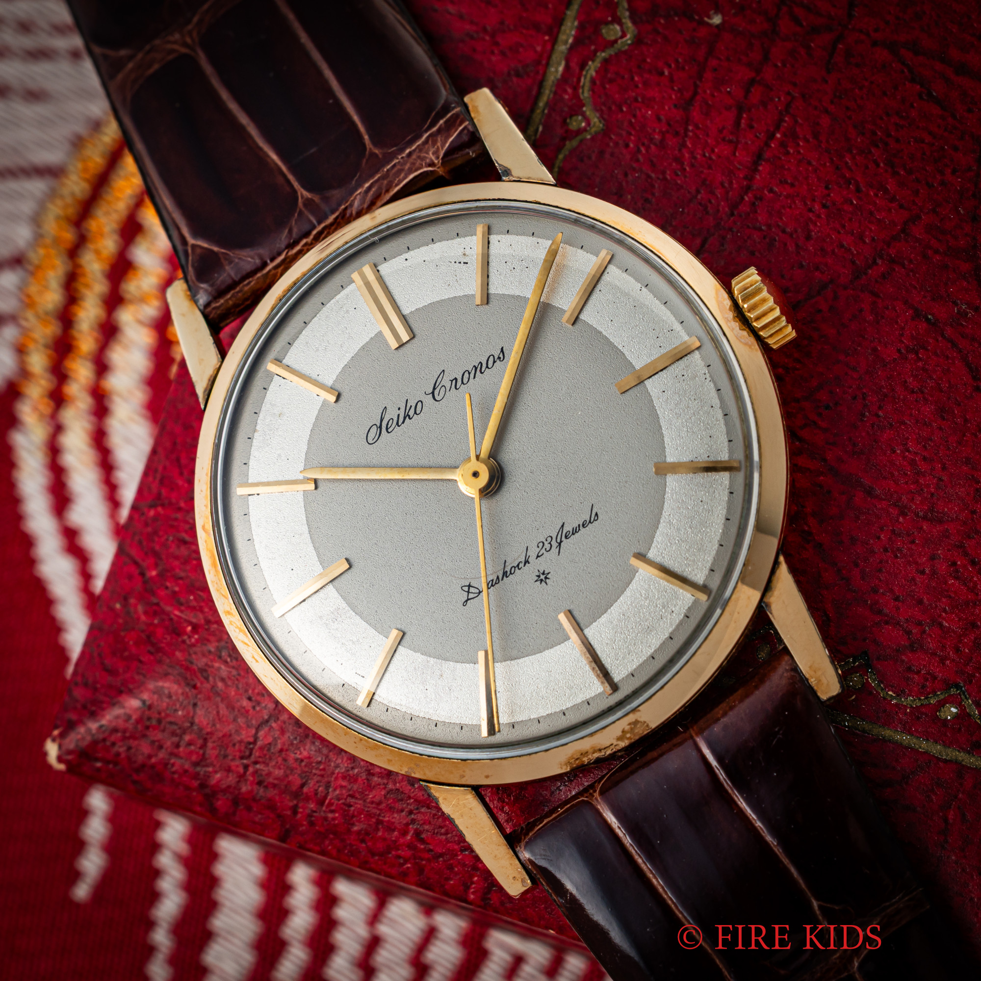 セイコー クロノス 1960年製 ツートンダイヤル 14金張り SDダイヤル Ref.14036