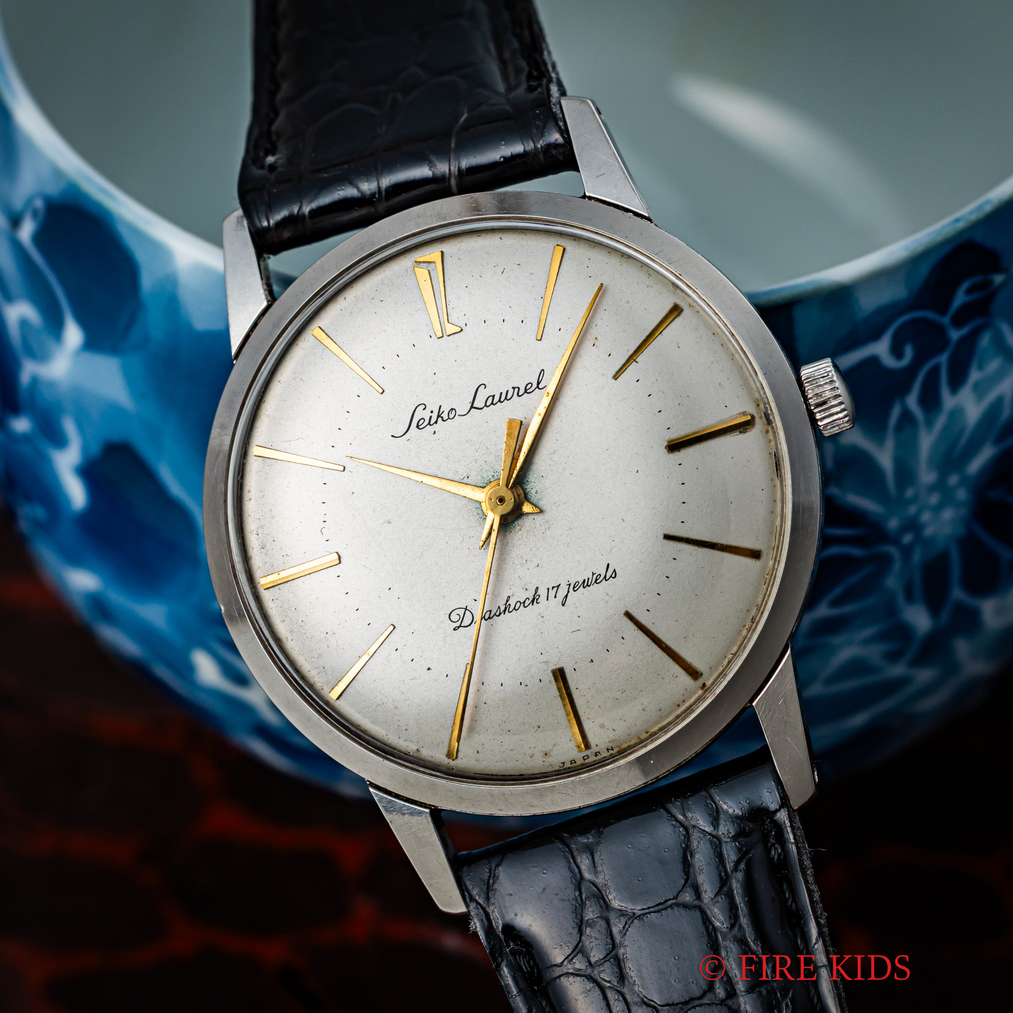 セイコー ローレル 1959年製 12アラビアインデックス 17石手巻