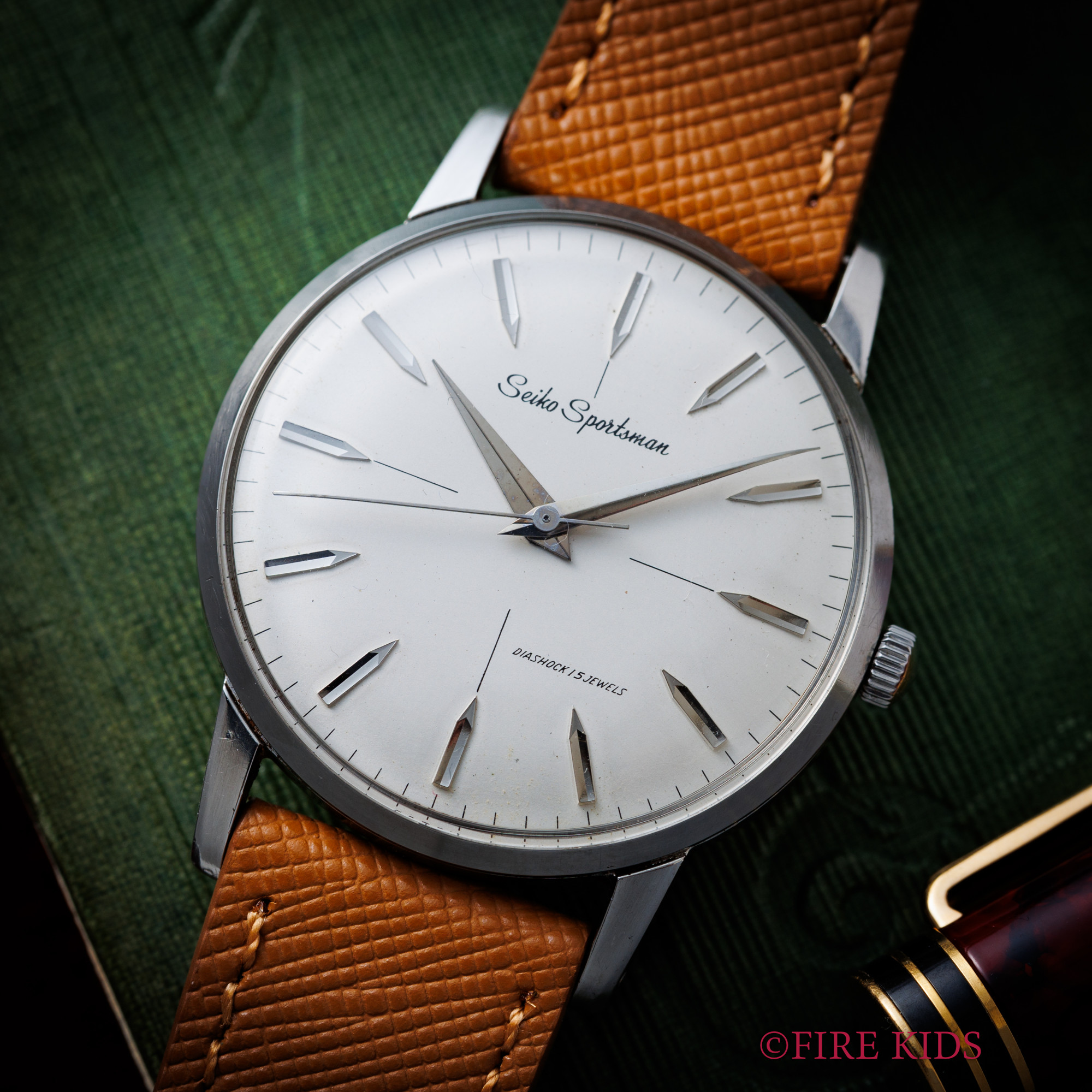 セイコー スポーツマン 手巻き 1960年製 Ref.J14004 楔インデックス